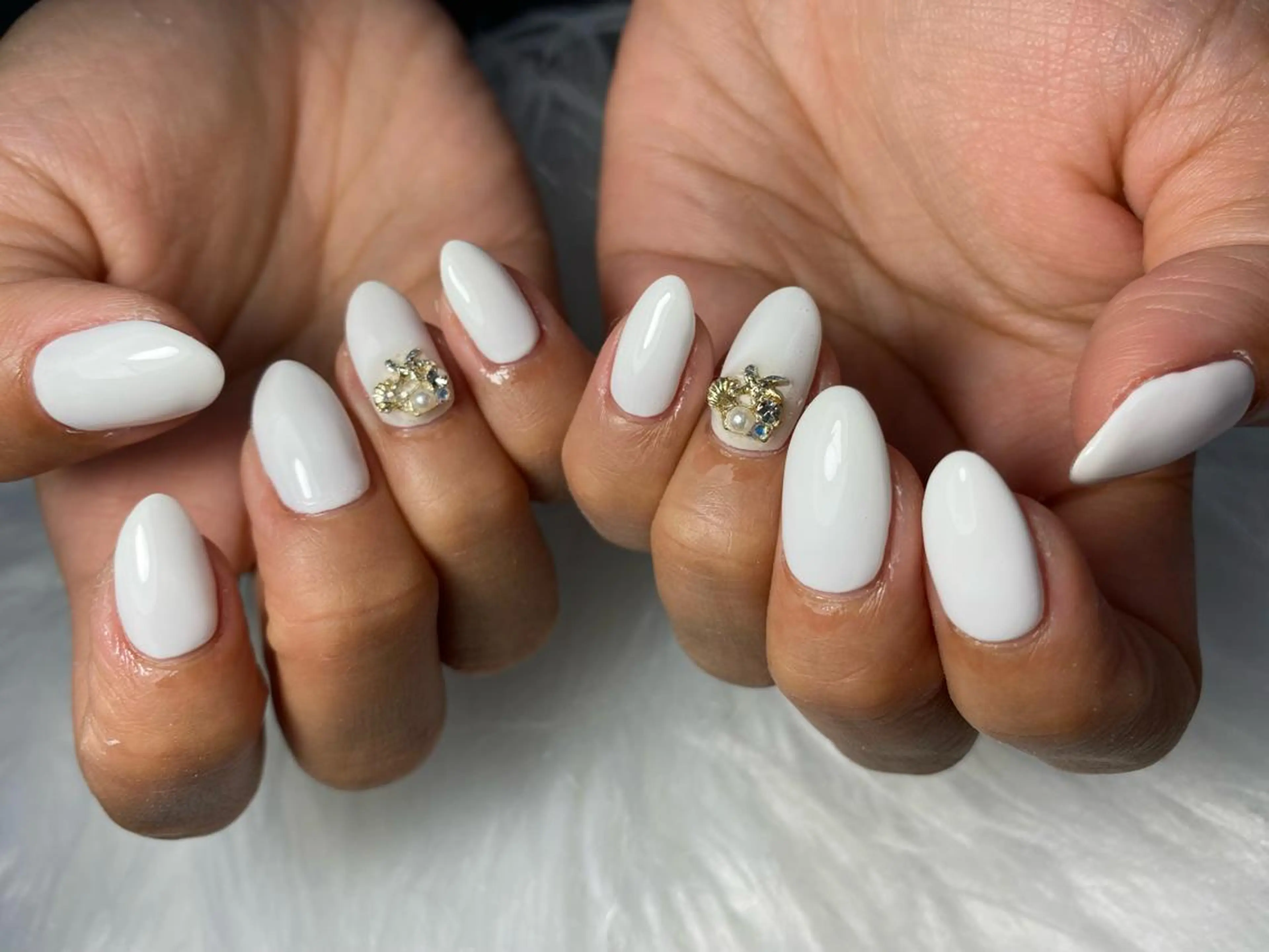 ネイル ハンドネイル Mana‪ ‪·͜· ❤︎‬のネイルデザイン