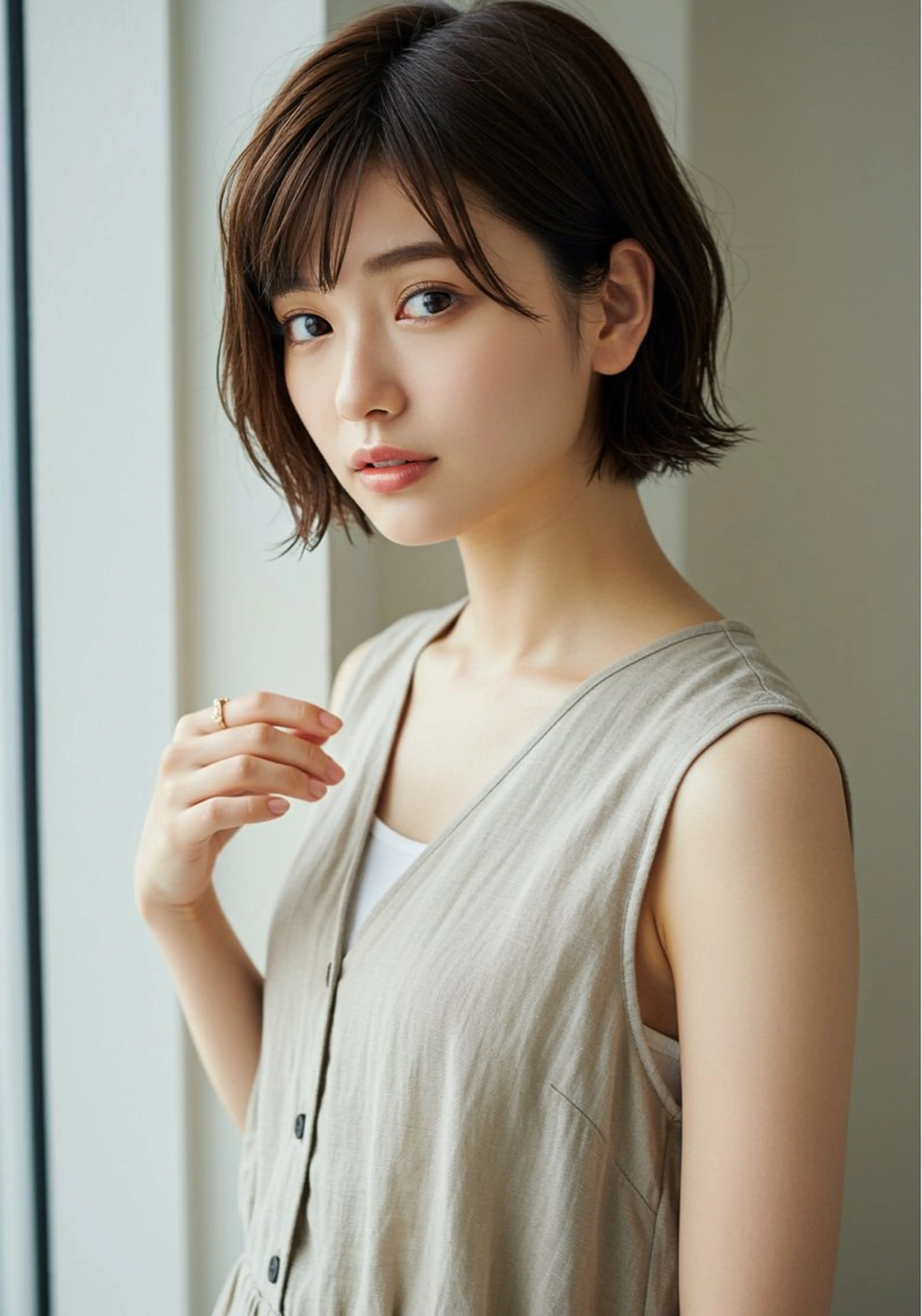 ショート パーマ GLOW by face所属・✨GLOW  by face 櫻井✨️のヘアスタイル