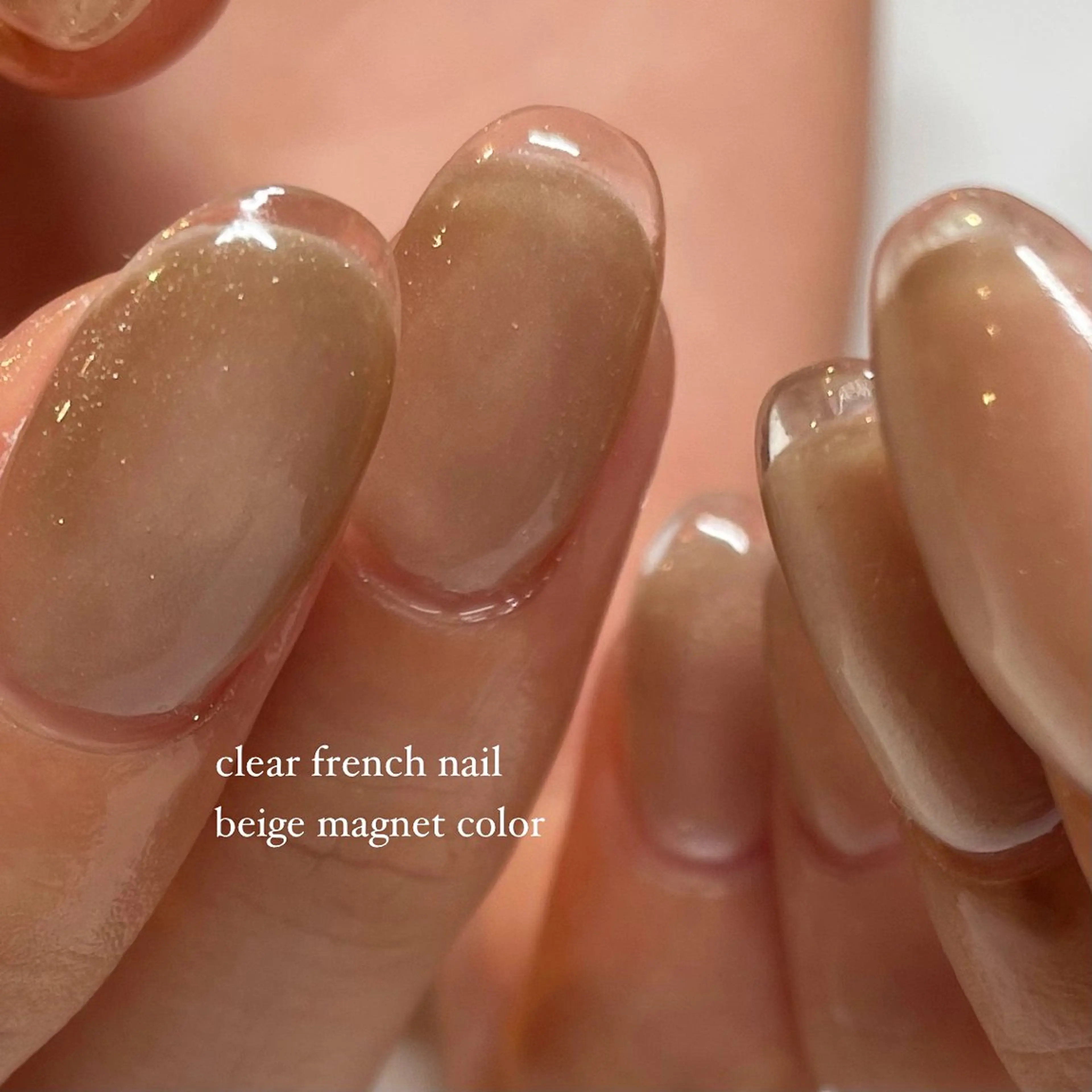 ネイル クリアネイル フレンチネイル Manon Yuiのネイルデザイン