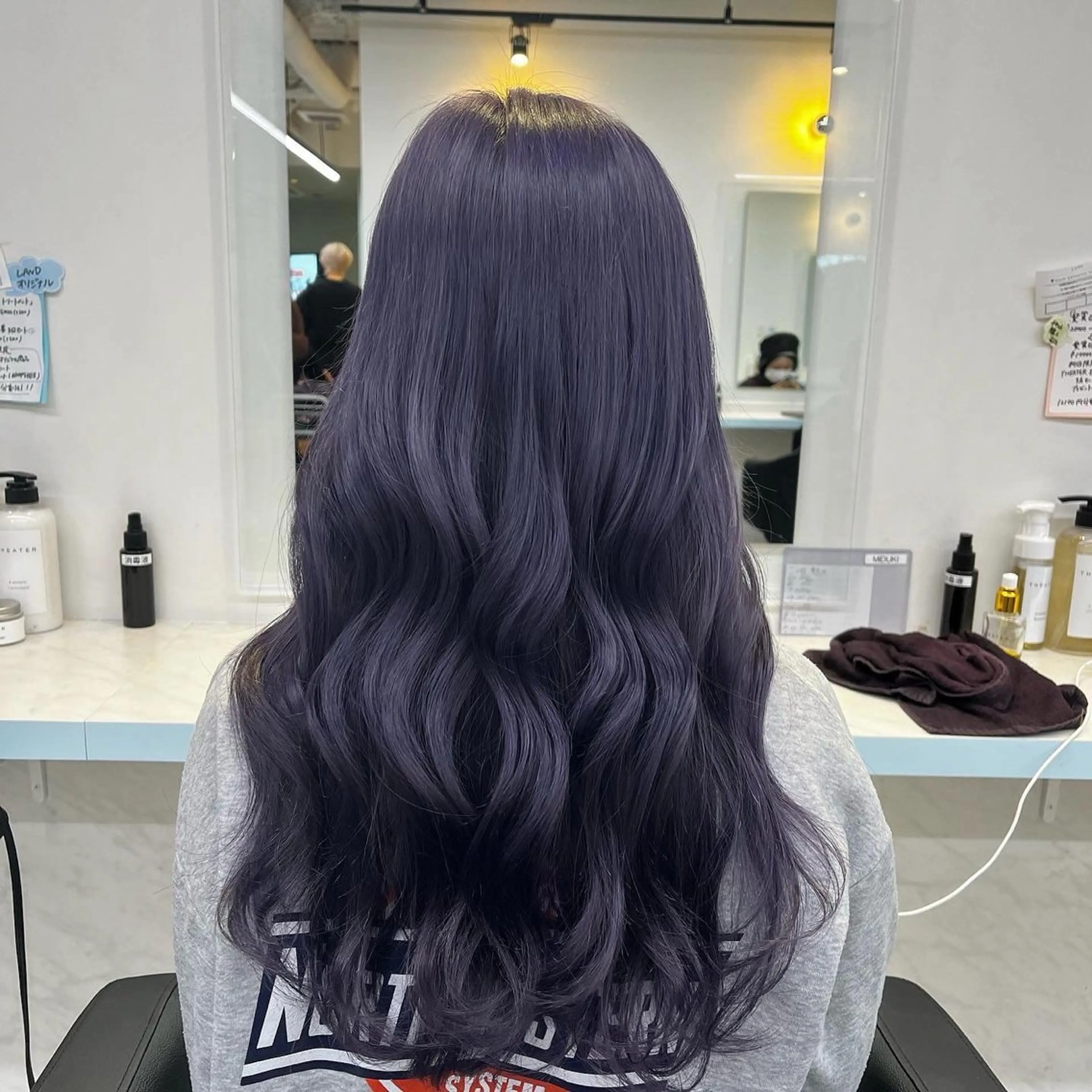 ロング カラー ヘアカラー トリートメント ブリーチカラー 🩵MIZUKIのヘアスタイル