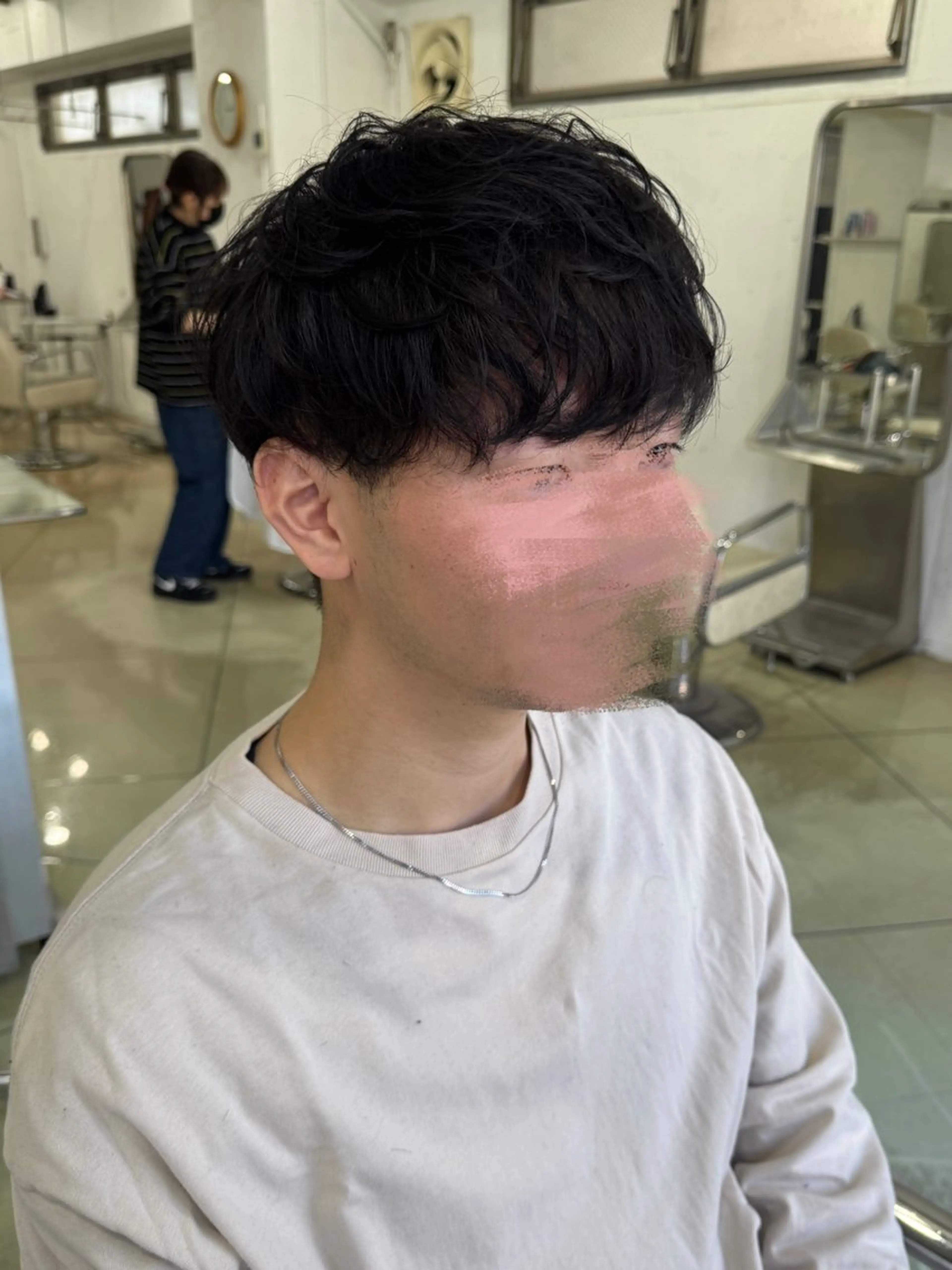 ショート メンズ マッシュ 刈り上げ くせ毛 カット ✂︎レディース のメンズカット屋さんのヘアスタイル