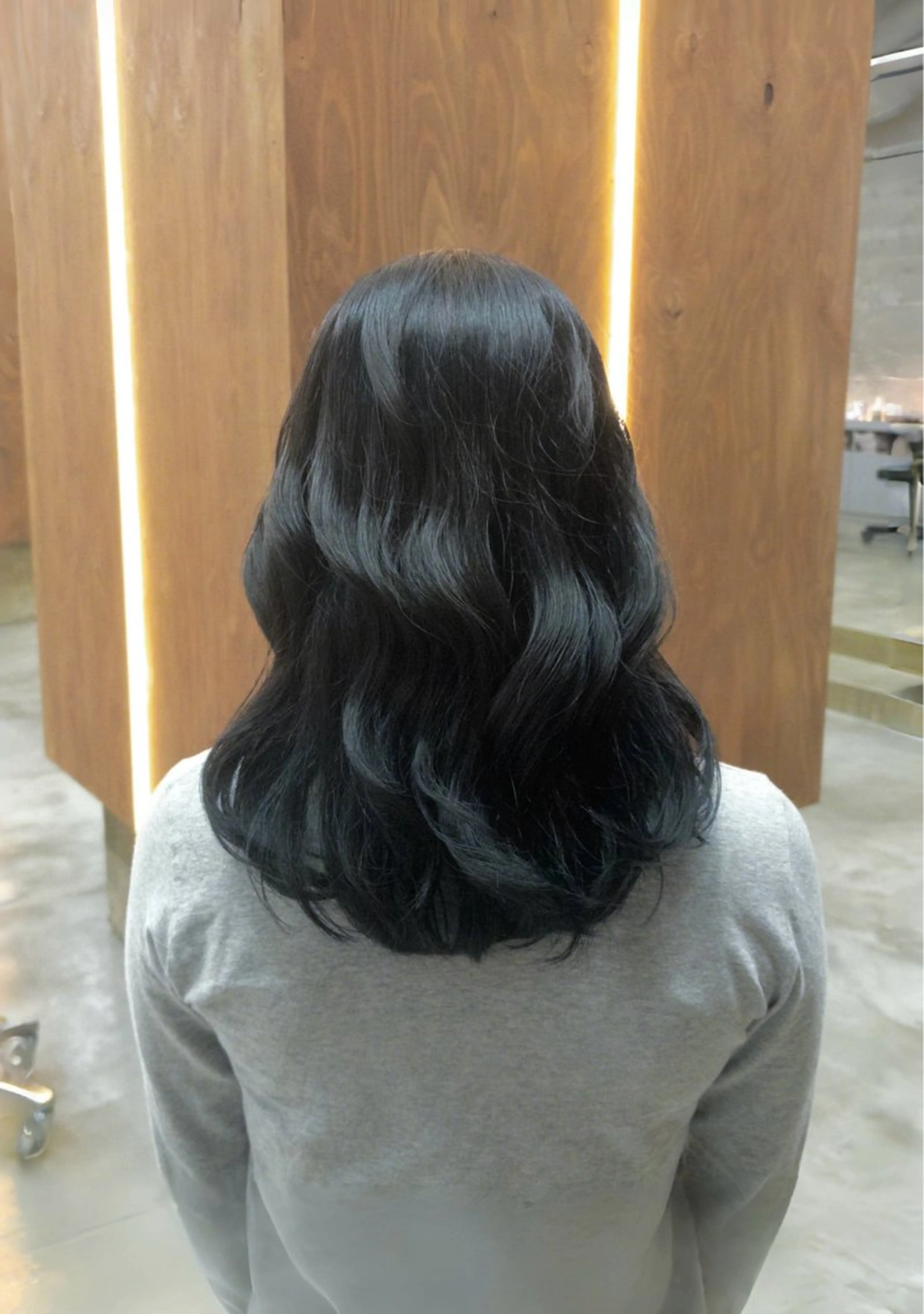 ロング カラー 黒髪 sica所属・【sica】 チナのヘアスタイル