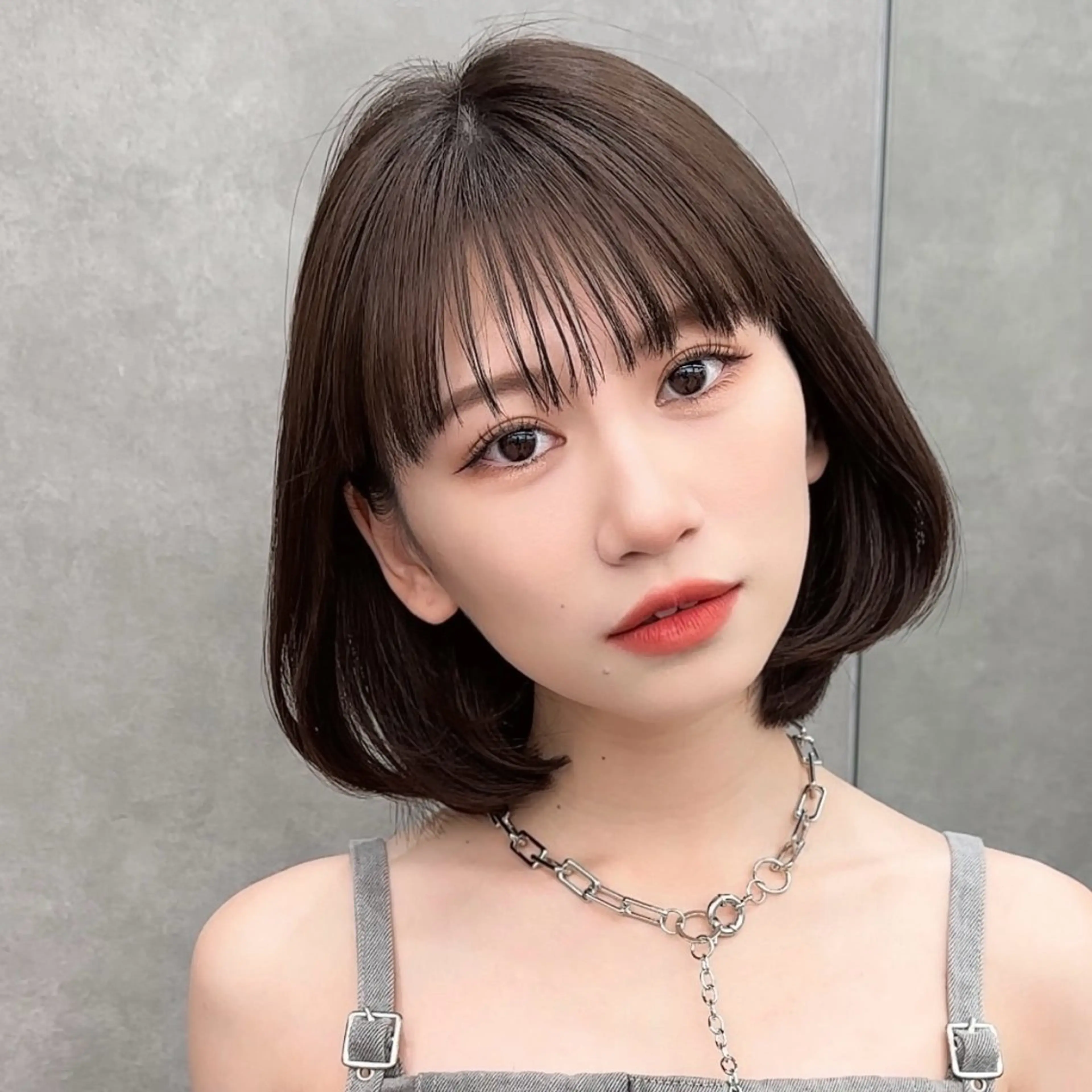 ミディアム 縮毛矯正/韓国ヘア /レイヤー🎀ミズキのヘアスタイル