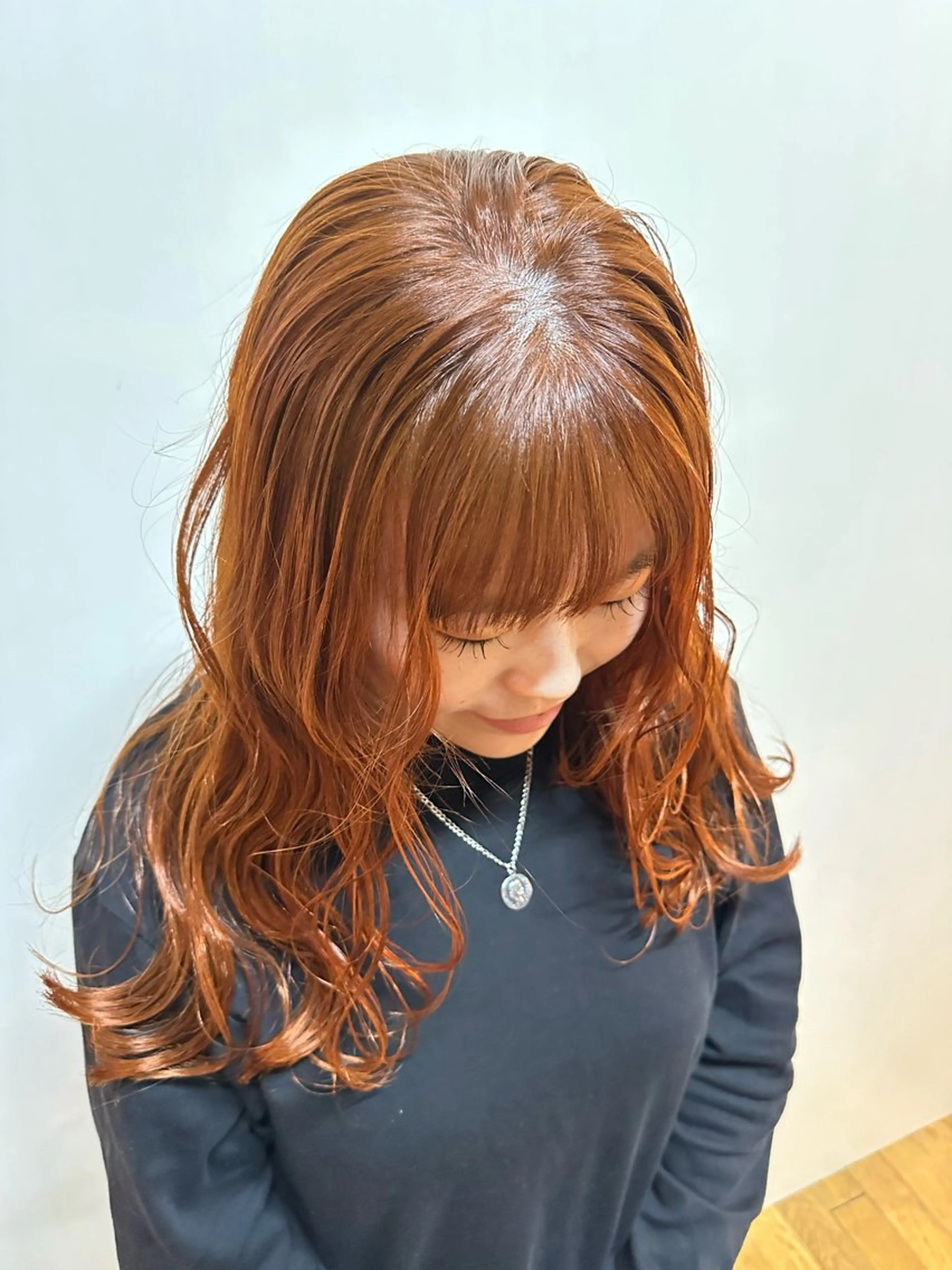 ロング 坂庭 美夢のヘアスタイル