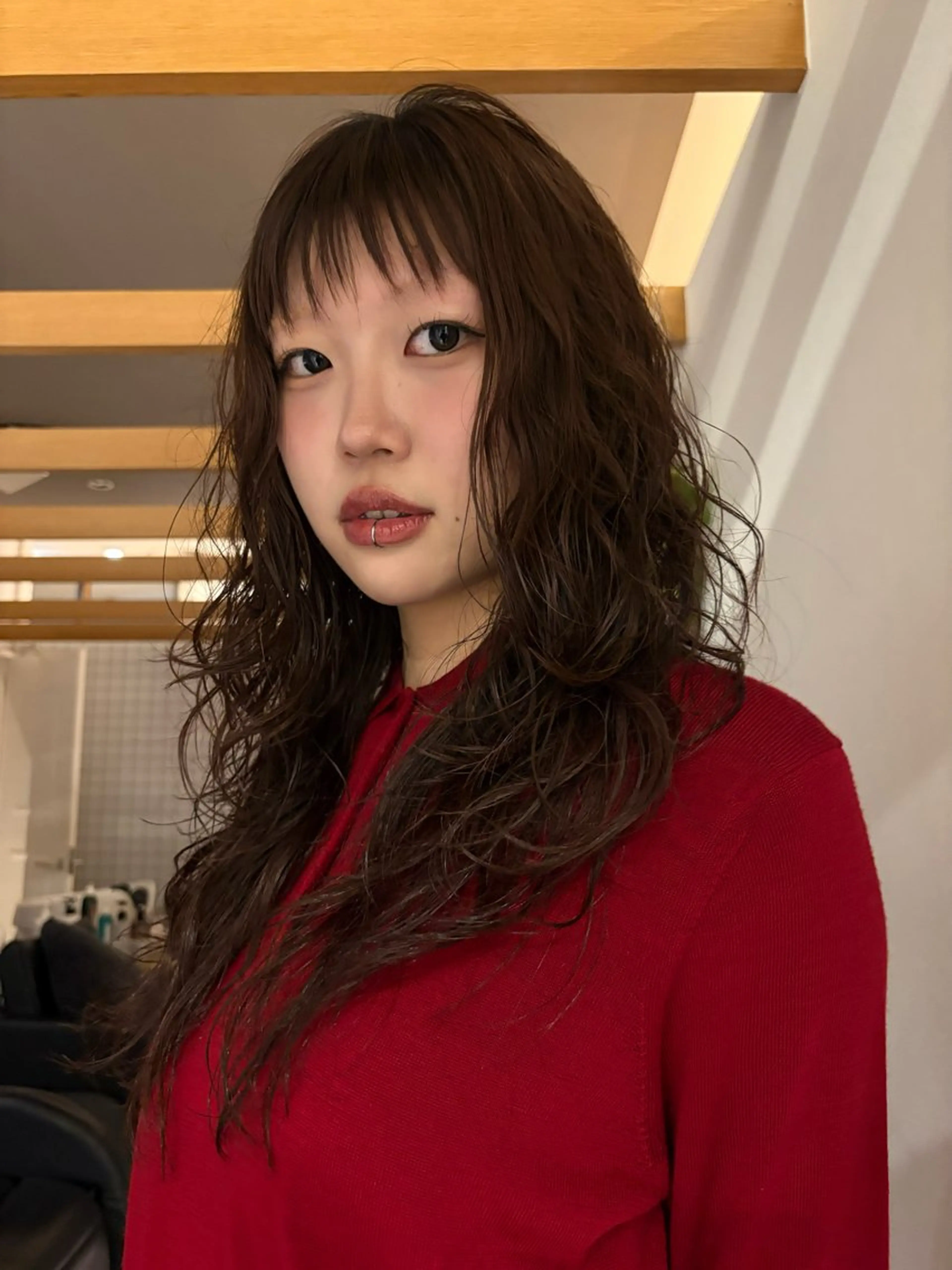 ロング パーマ 梅田/中崎町/パーマ TAIYOのヘアスタイル