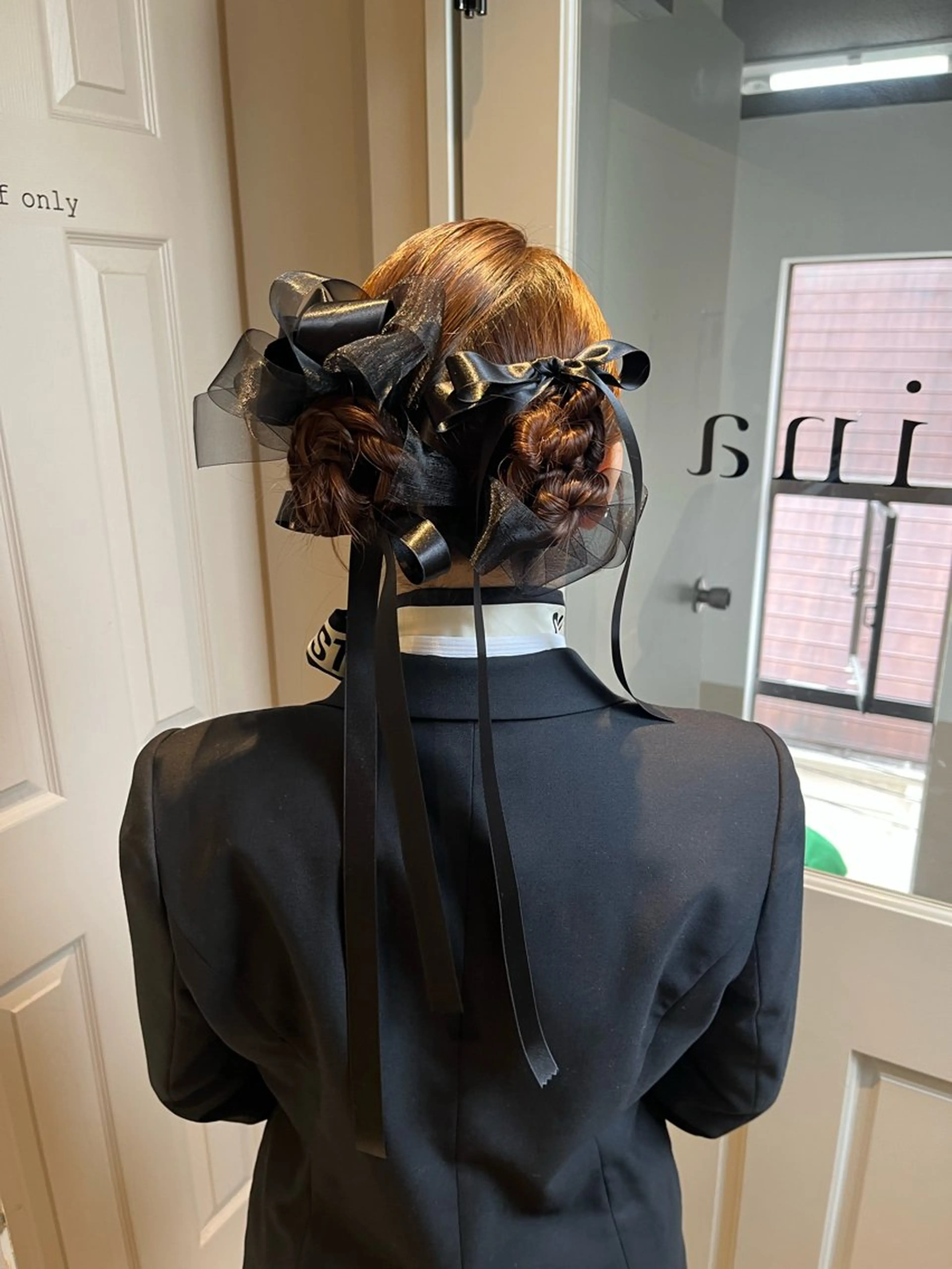 セミロング ヘアアレンジ ヘアセット ERENA💚 ヘアアレンジのヘアスタイル