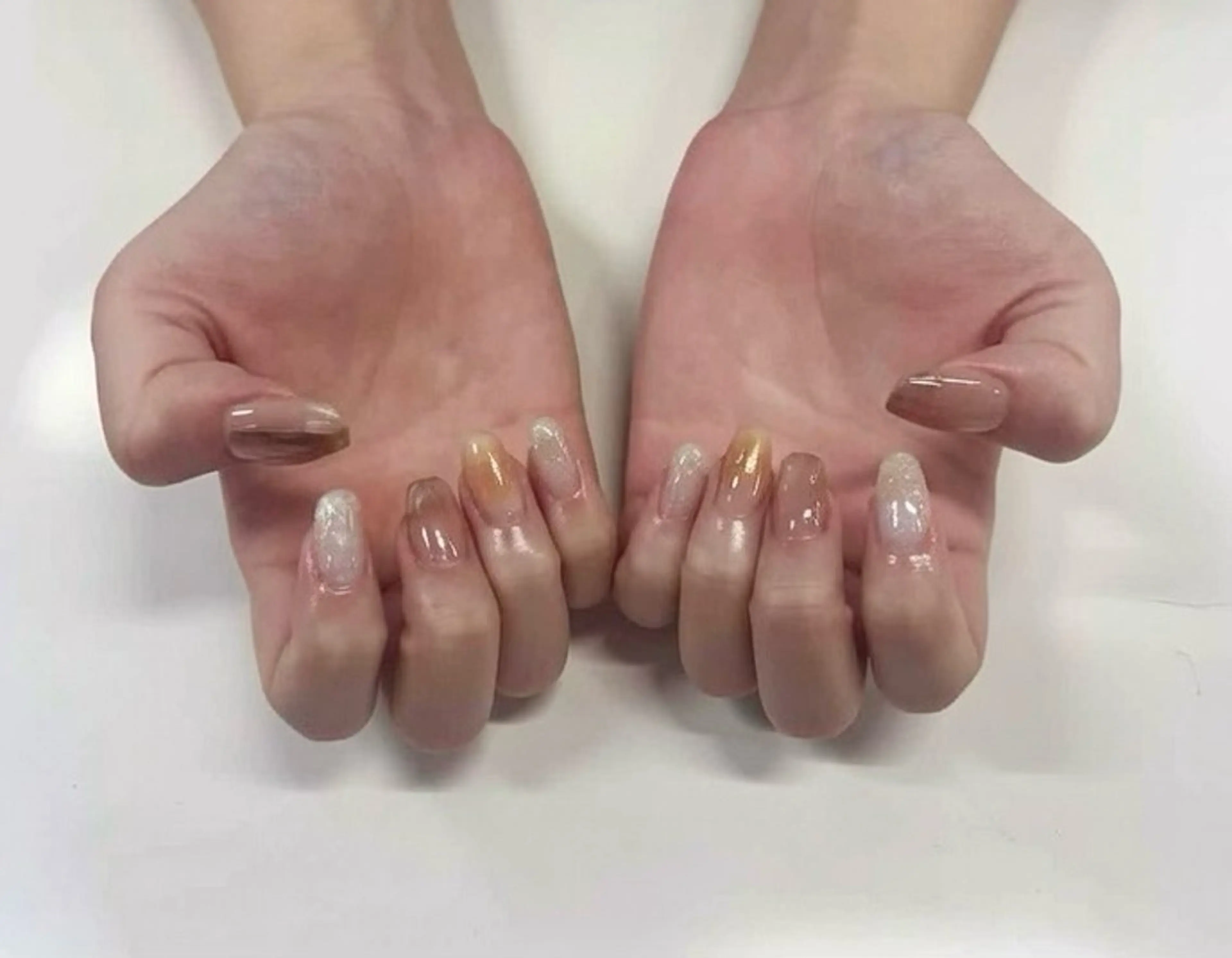 ネイル ニュアンスネイル ハンドネイル paljon めい 静岡市のネイルデザイン