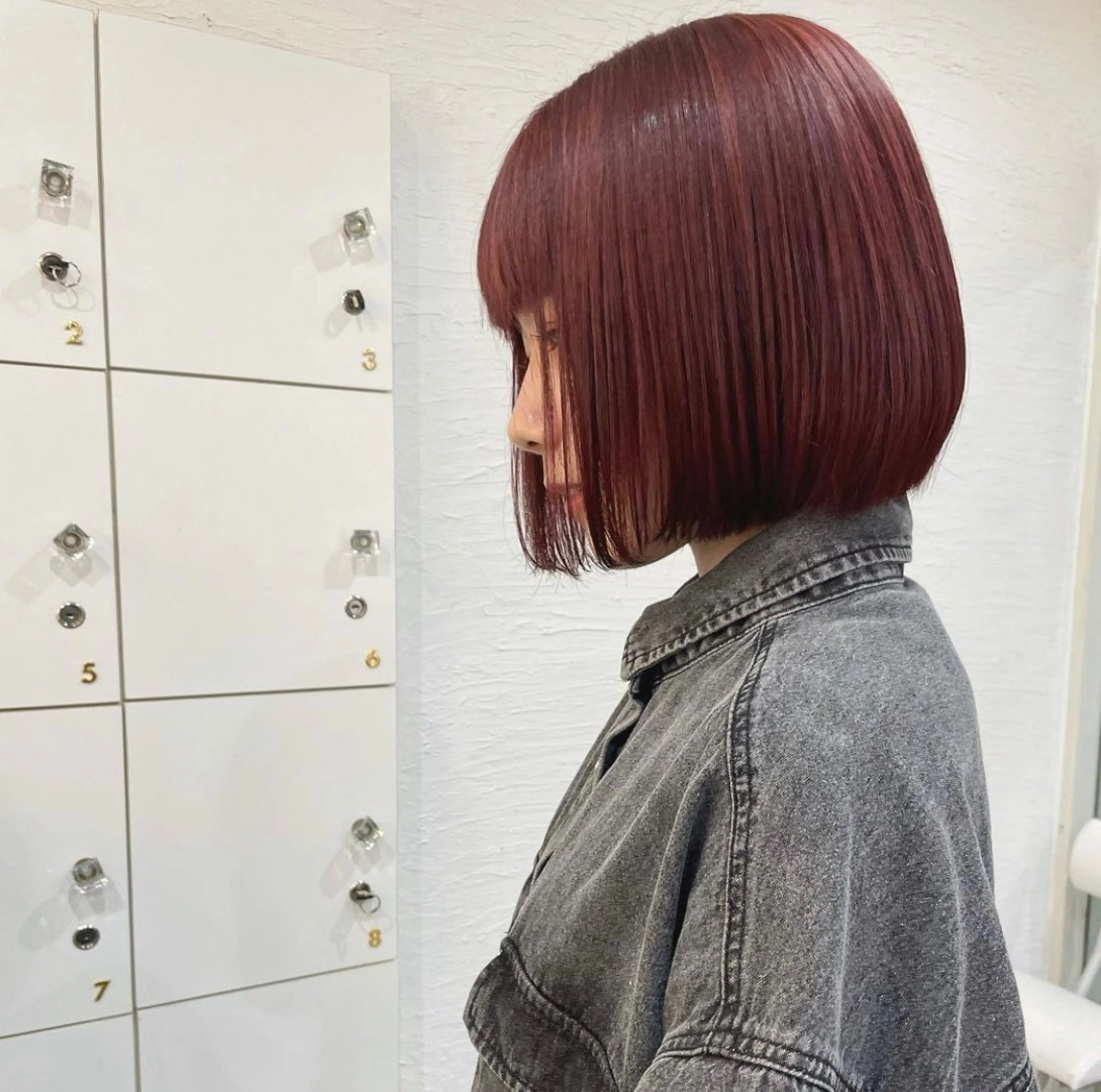 ショート カラー まい/名古屋駅 🦋ブリーチカラーのヘアスタイル