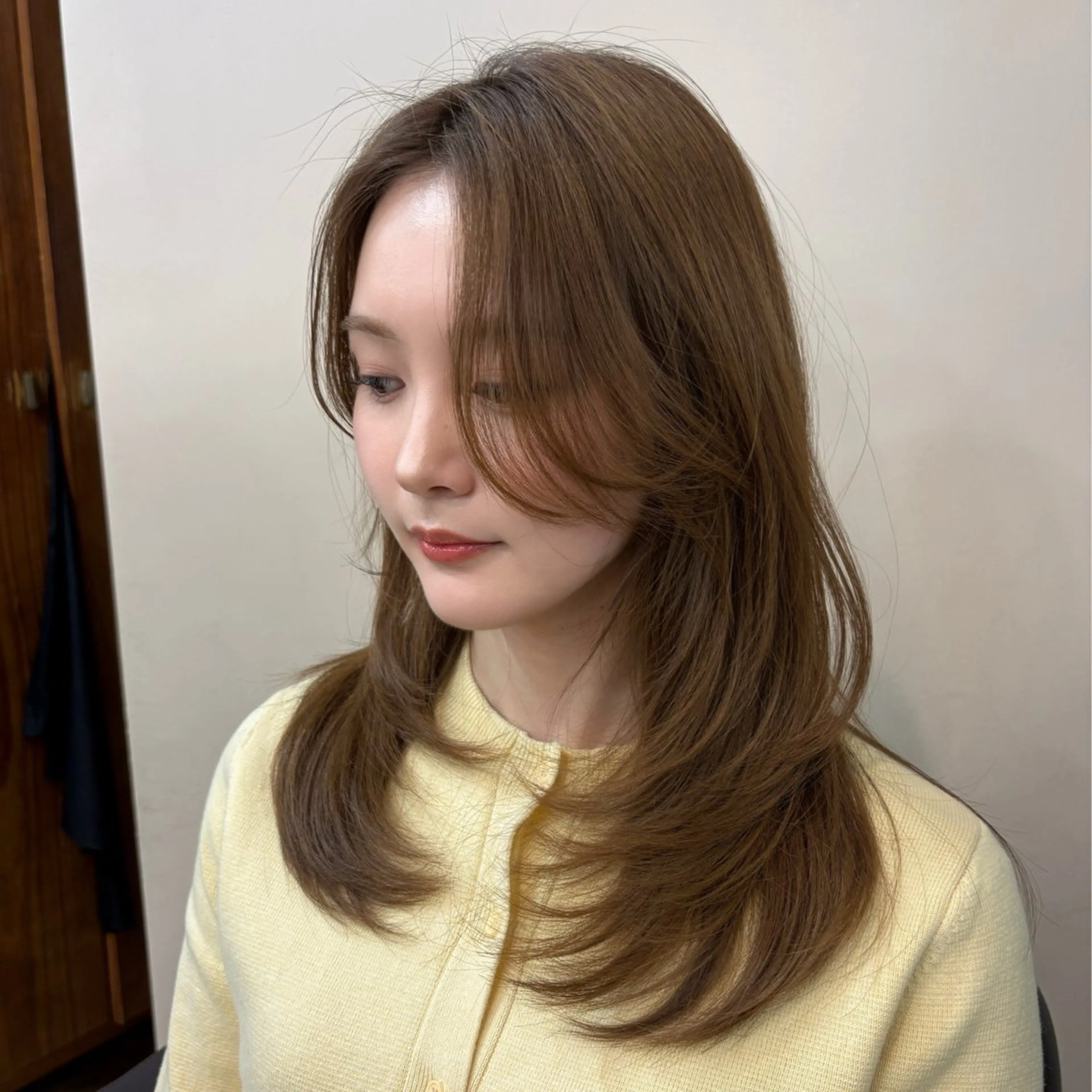 ミディアム 森 はるなのヘアスタイル