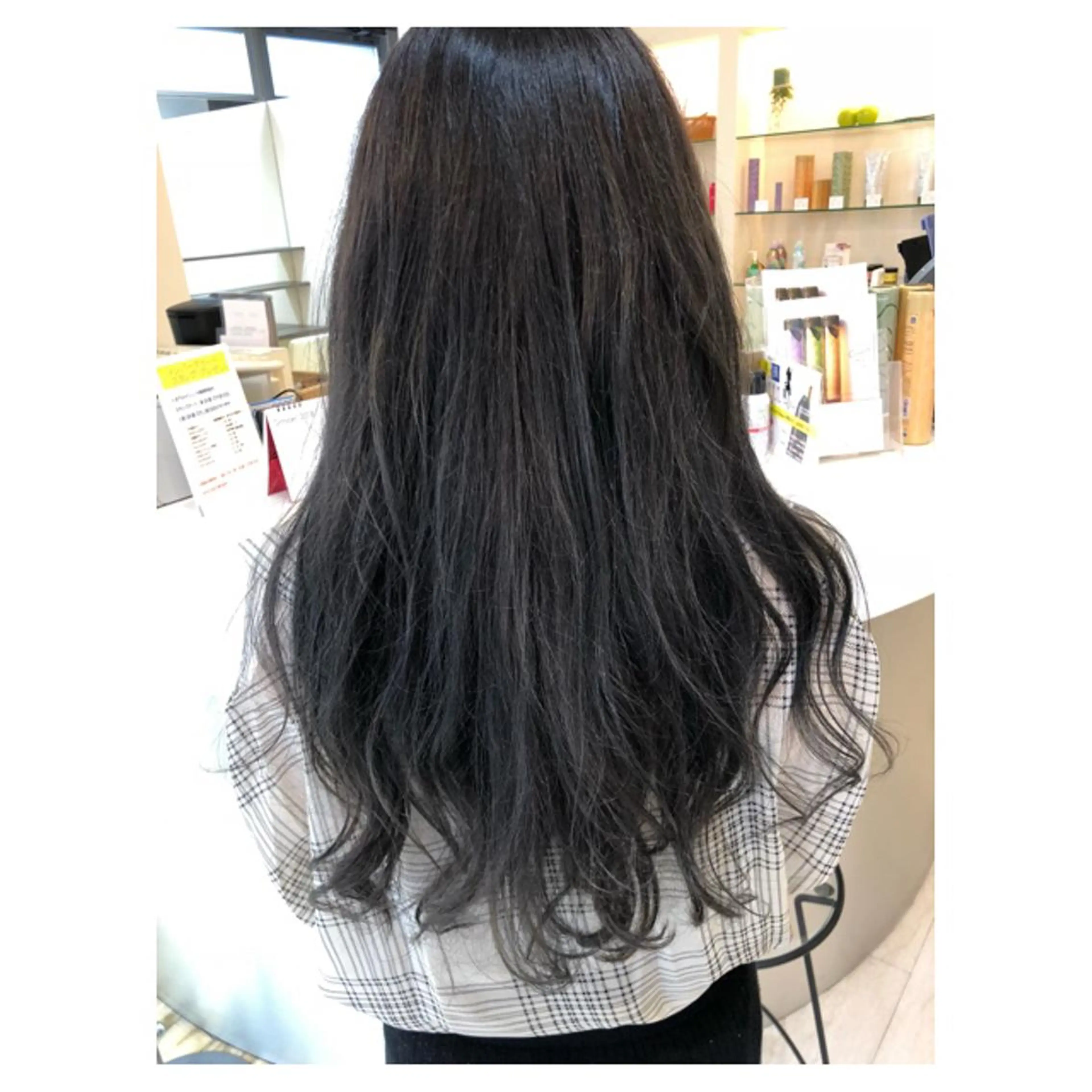 ロング カラー ブルーカラー ブルージュ 🦋NAKAMURA 🦋のヘアスタイル