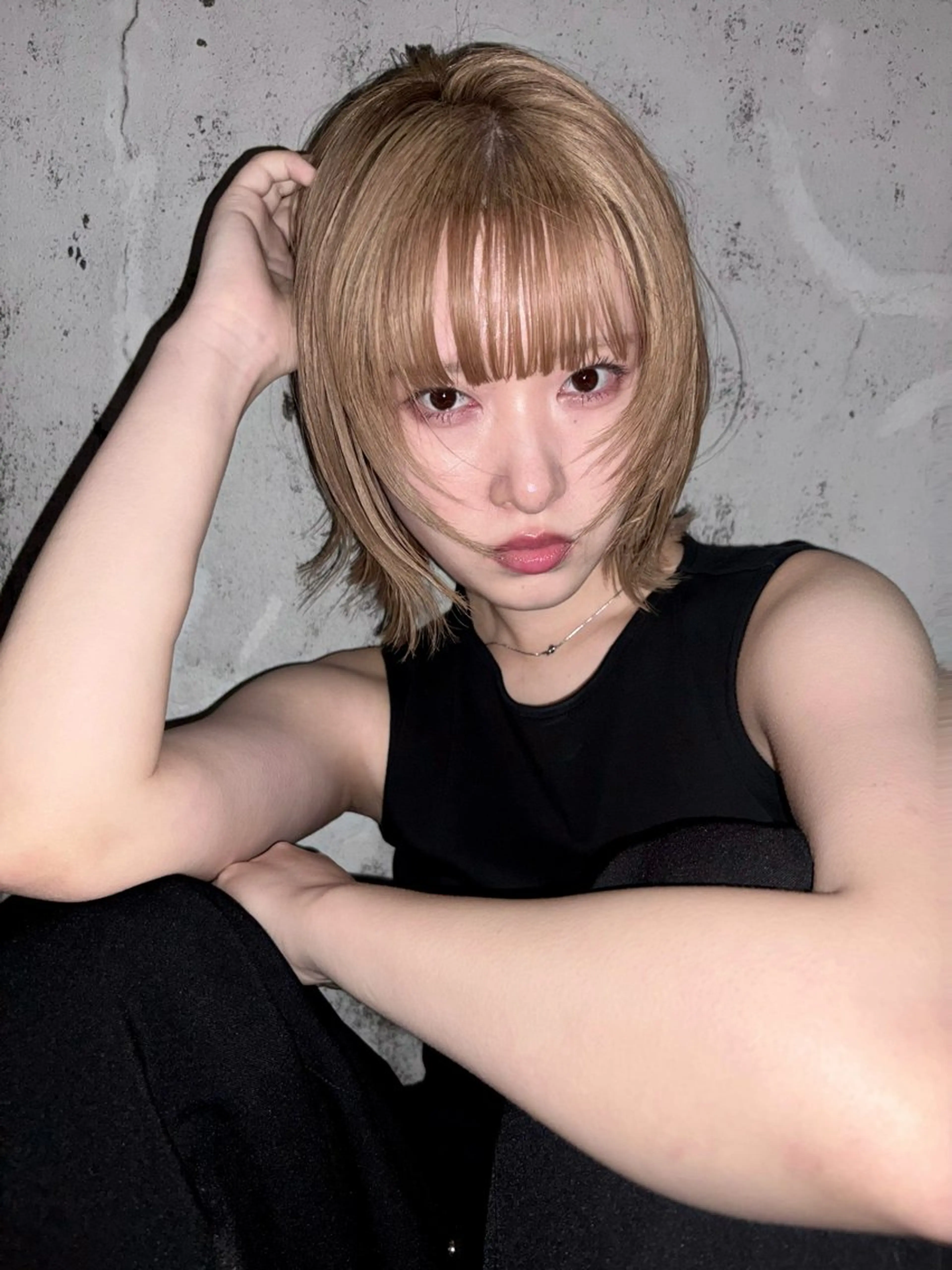 ミディアム カット ボブ/ヘアセット 結婚式卒業式アレンジのヘアスタイル