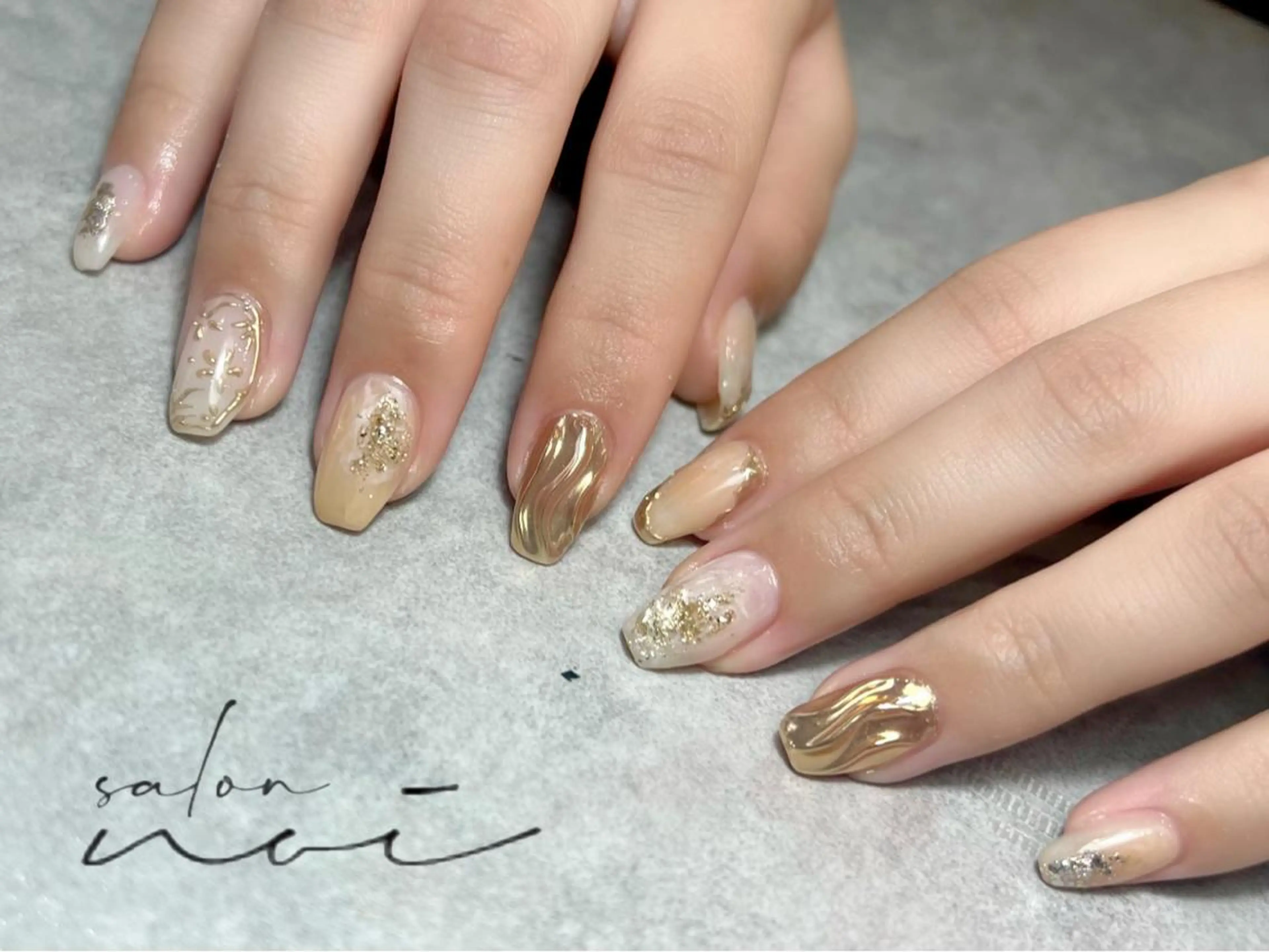 ネイル ニュアンスネイル ハンドネイル salon noiのネイルデザイン