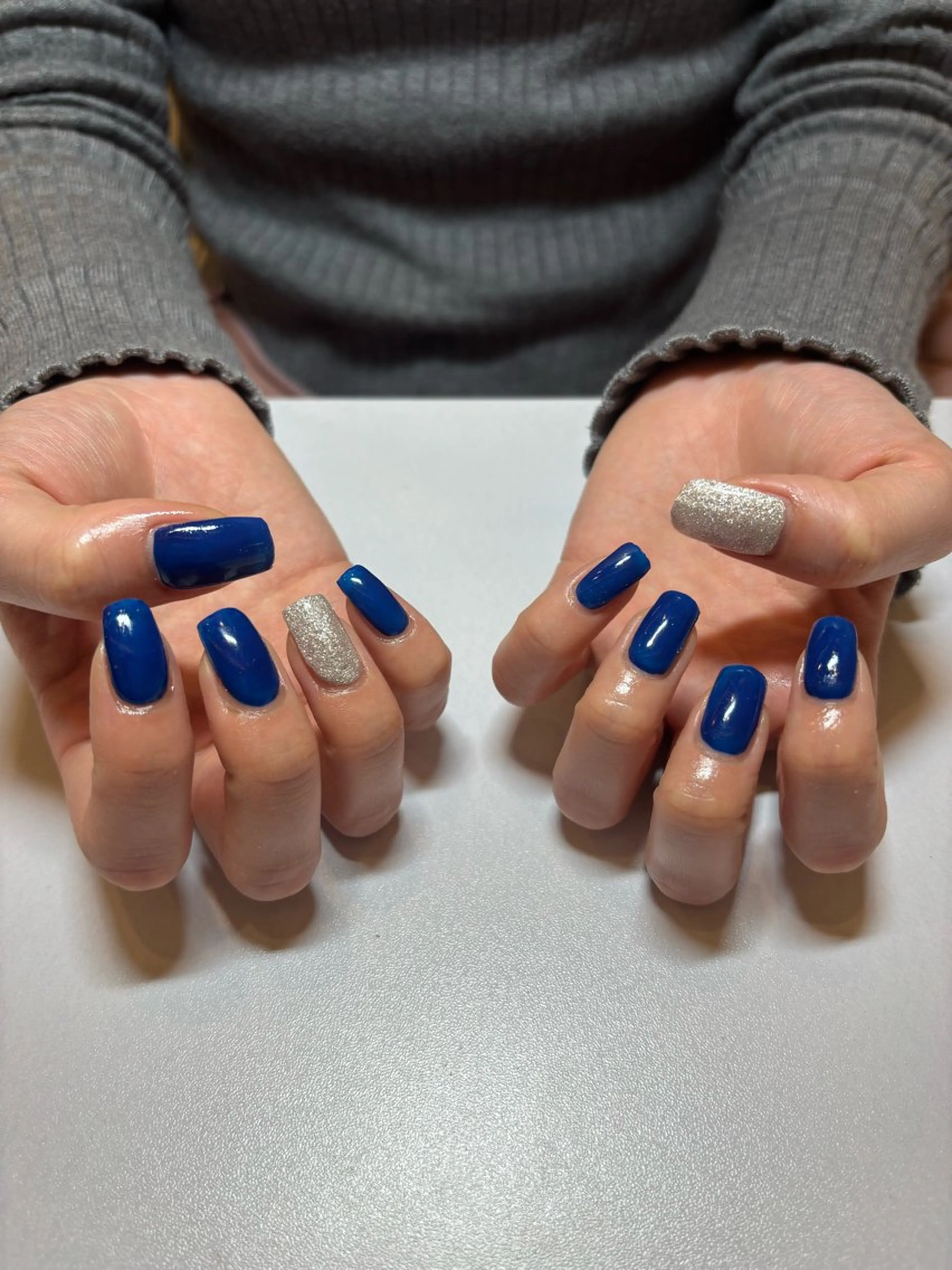 ネイル 長さ出し ワンカラーネイル Frere nailのネイルデザイン