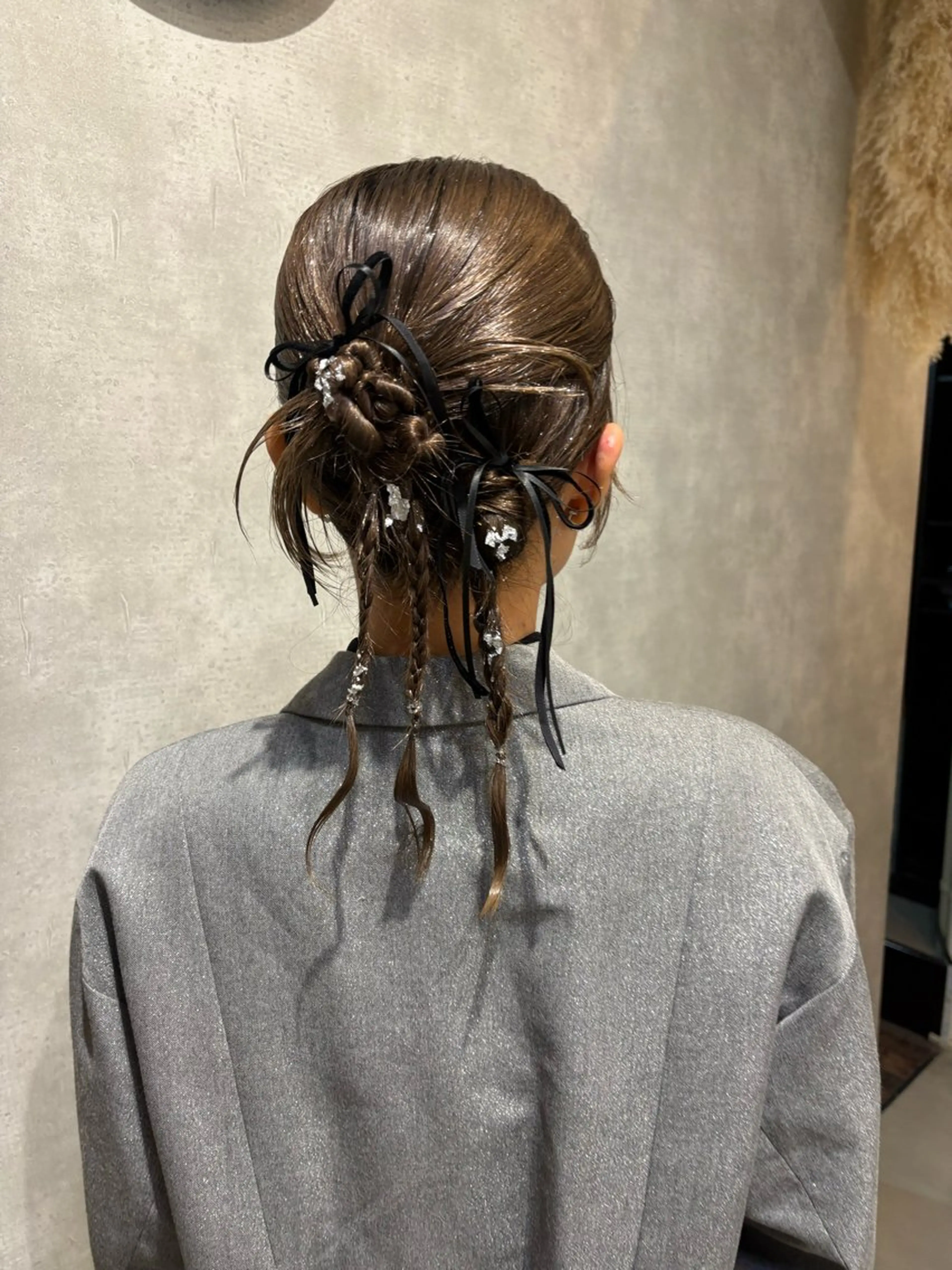 ミディアム ヘアセット chic  有山 美瑠のヘアスタイル