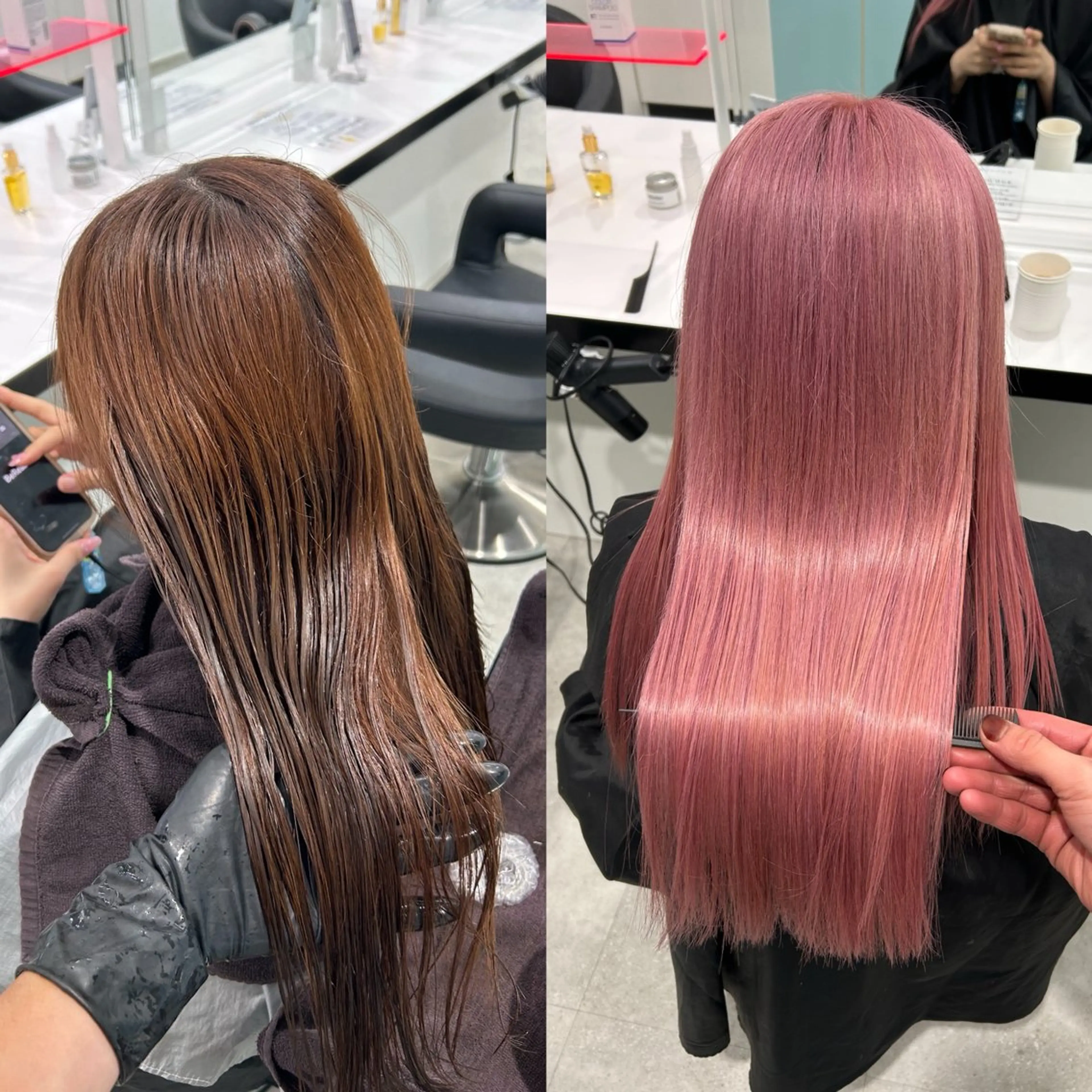 ロング カラー ヘアカラー 履歴修正屋さん／ ブロンド／ホワイトのヘアスタイル