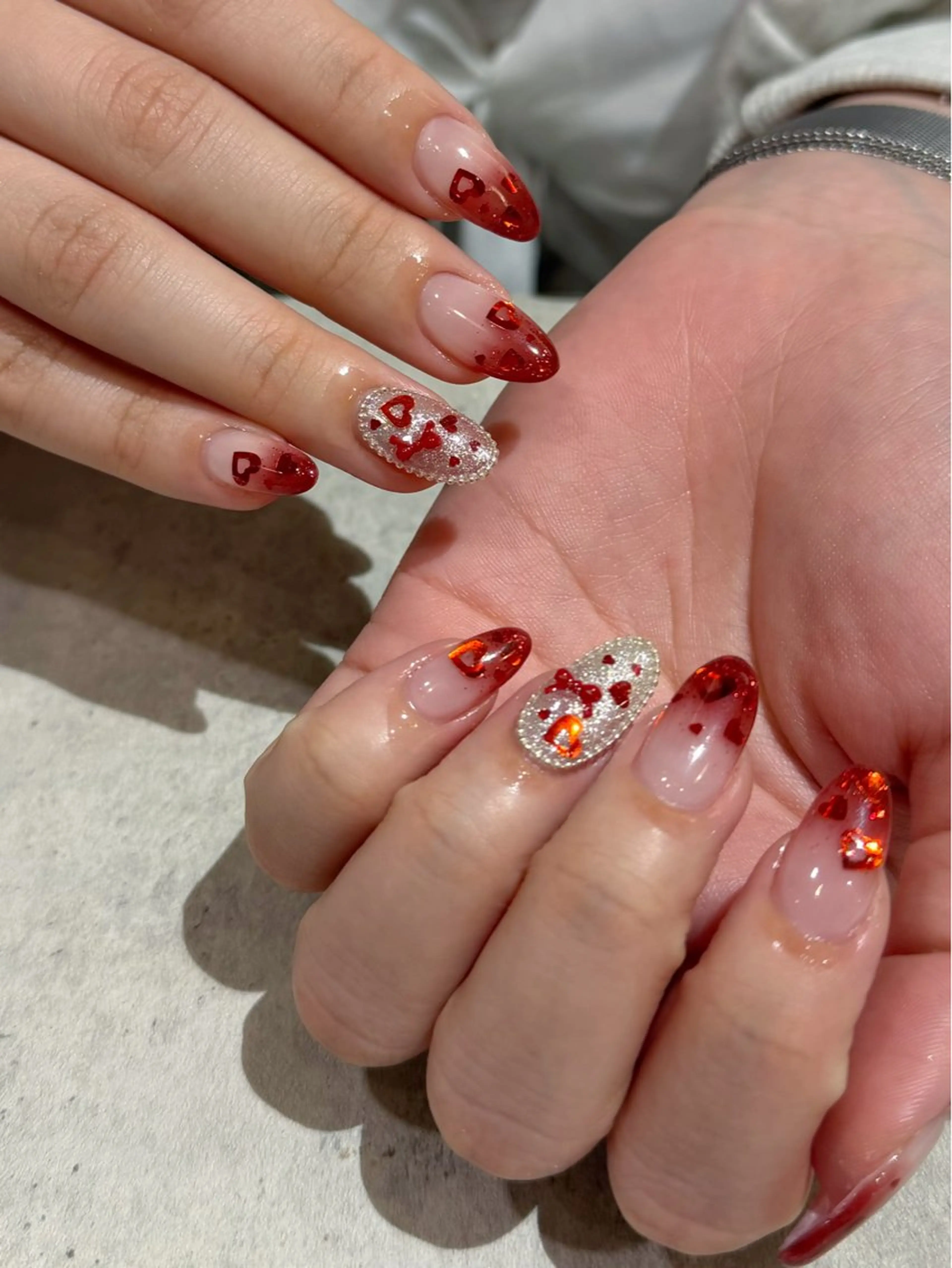 ネイル 持ち込み 豊島 波奈のネイルデザイン