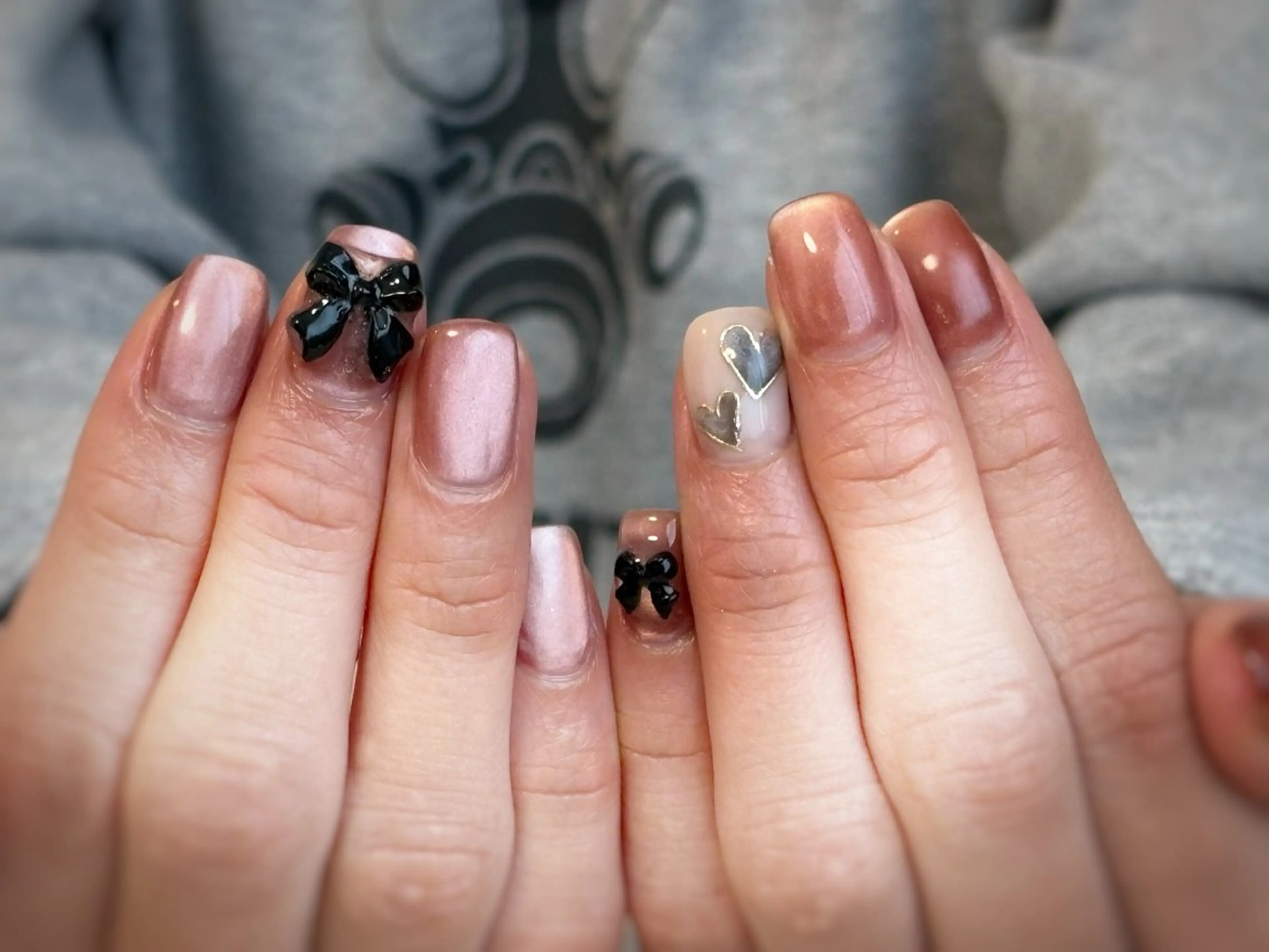 ネイル リボン ハンドネイル nail ayacaのネイルデザイン