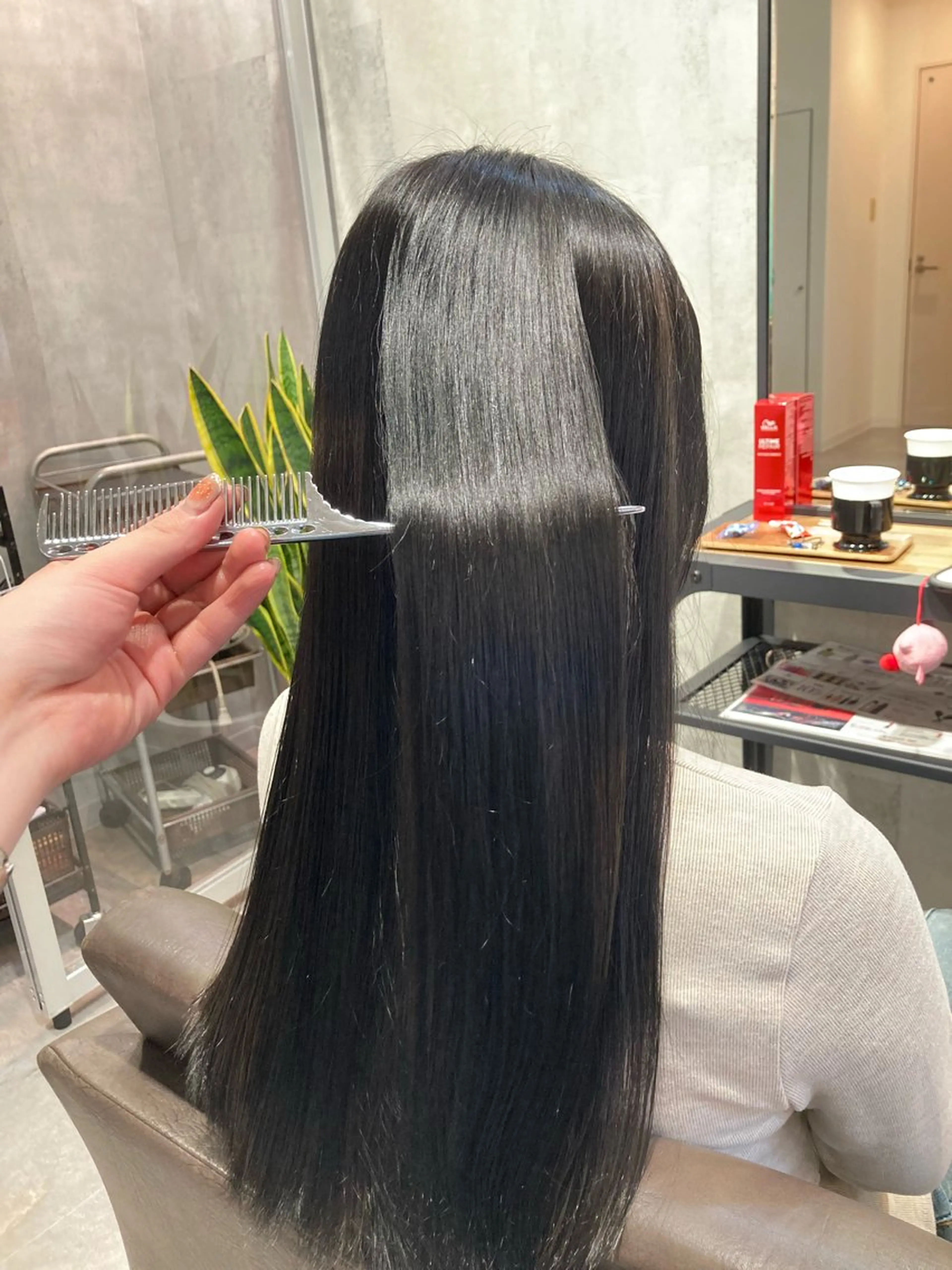 ロング トリートメント ぱく みやんのヘアスタイル