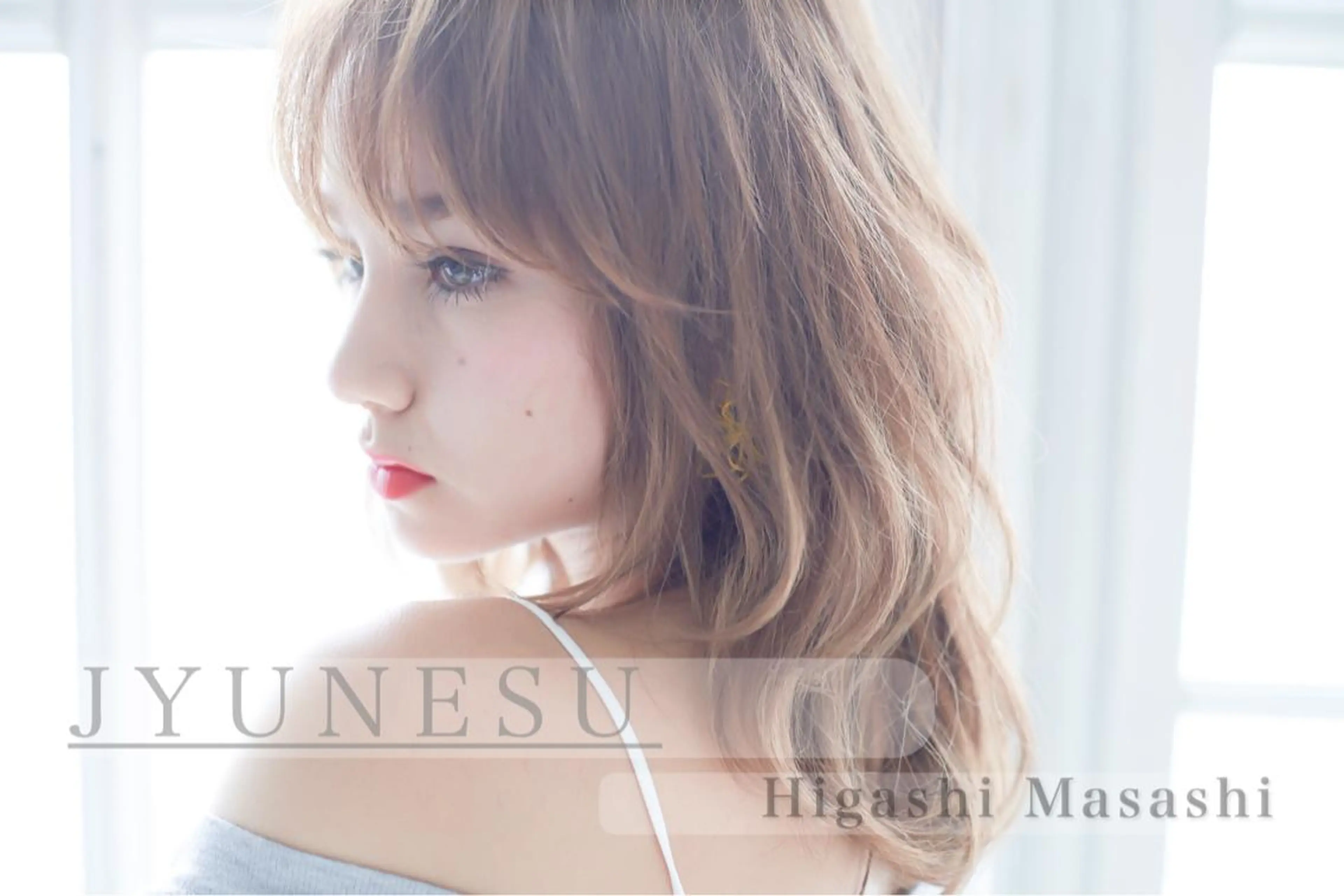 ミディアム カラー パーマ 透明感カラー ひがし　まさし JYUNESU副代表のヘアスタイル