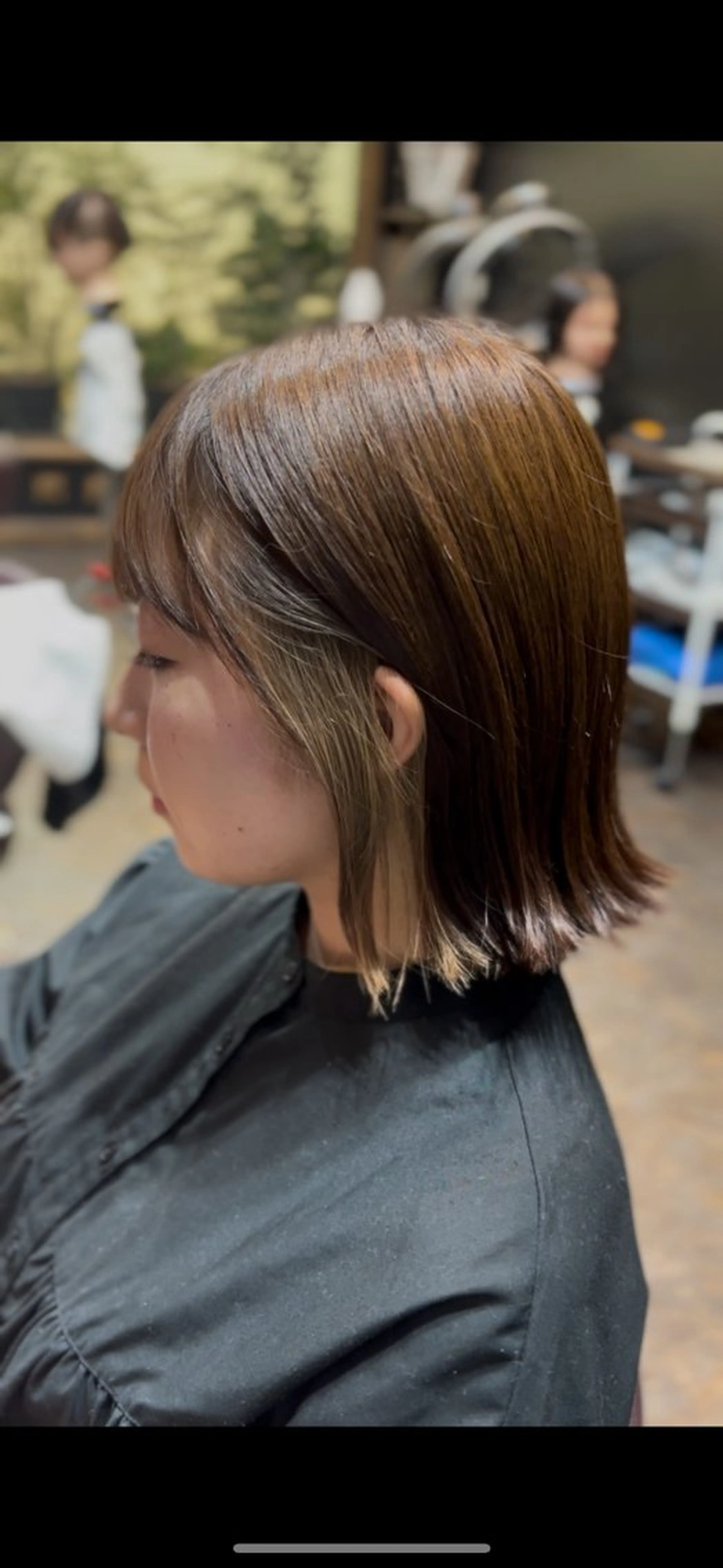 ショート ボブ 河辺 璃久のヘアスタイル