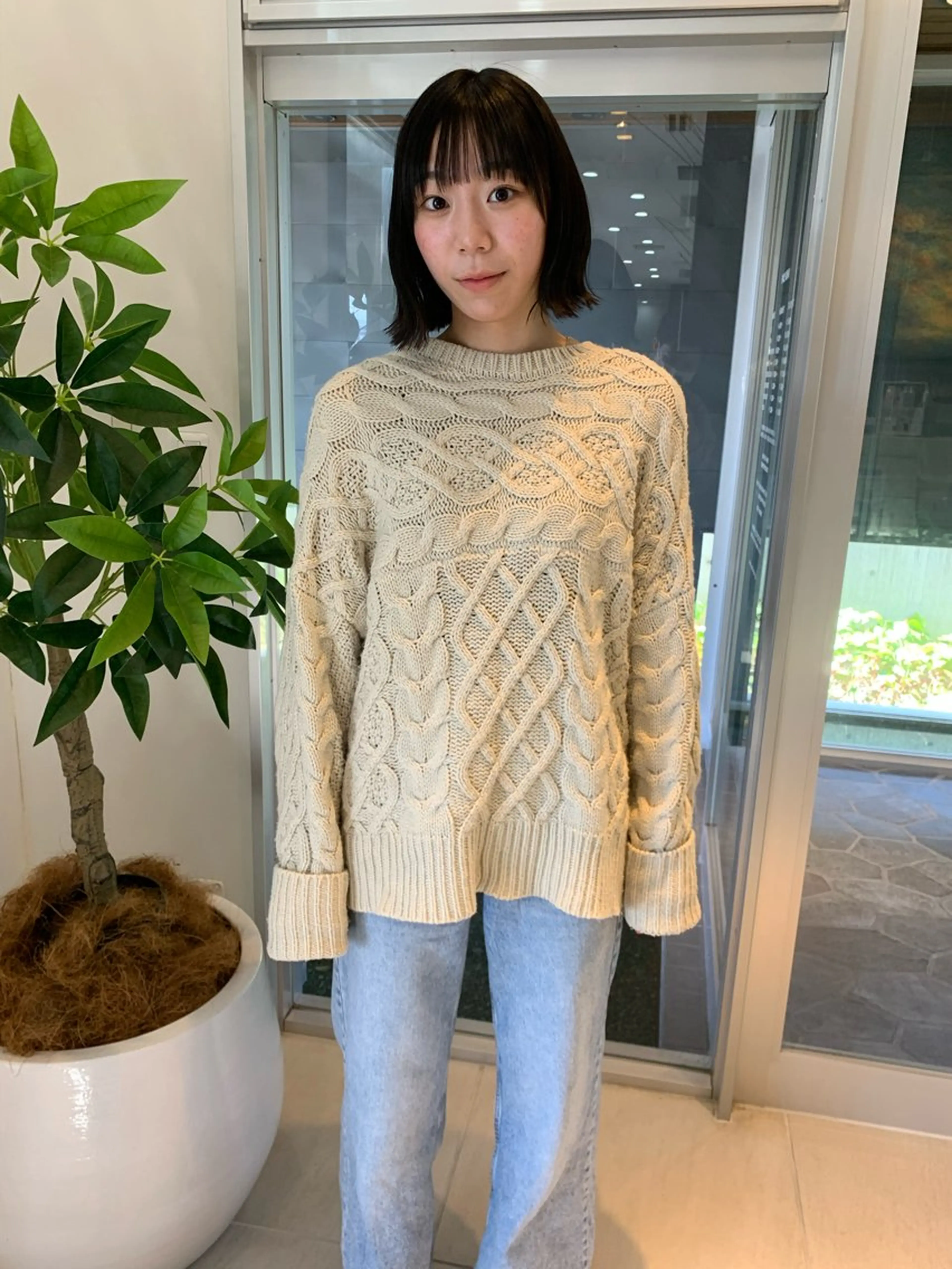 ショート Agu  hair  grove 金沢八日市店所属・名竹聖治/透明感 カラー/縮毛矯正のヘアスタイル