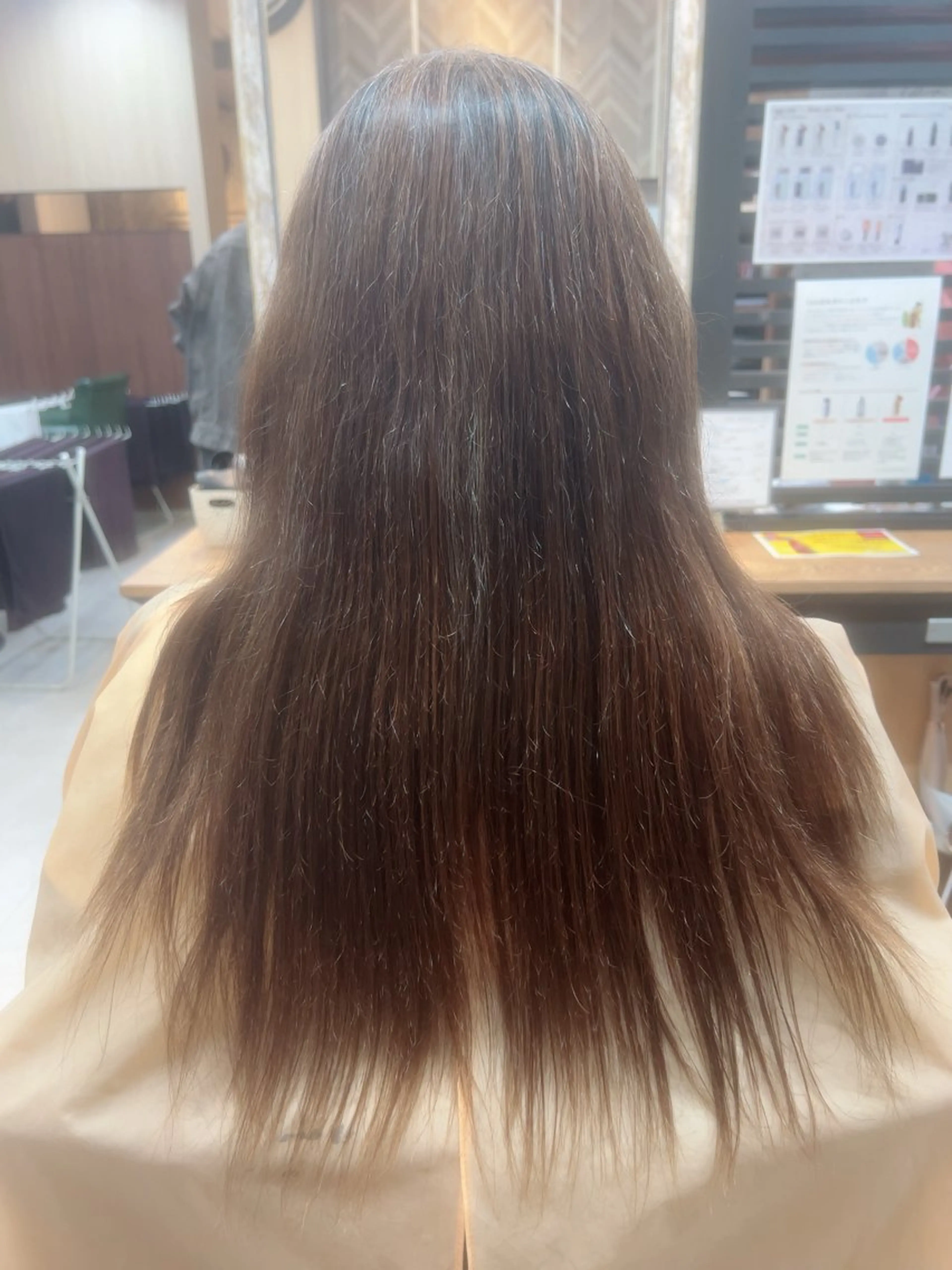 ロング 縮毛矯正 ナカオ シュウヘイのヘアスタイル