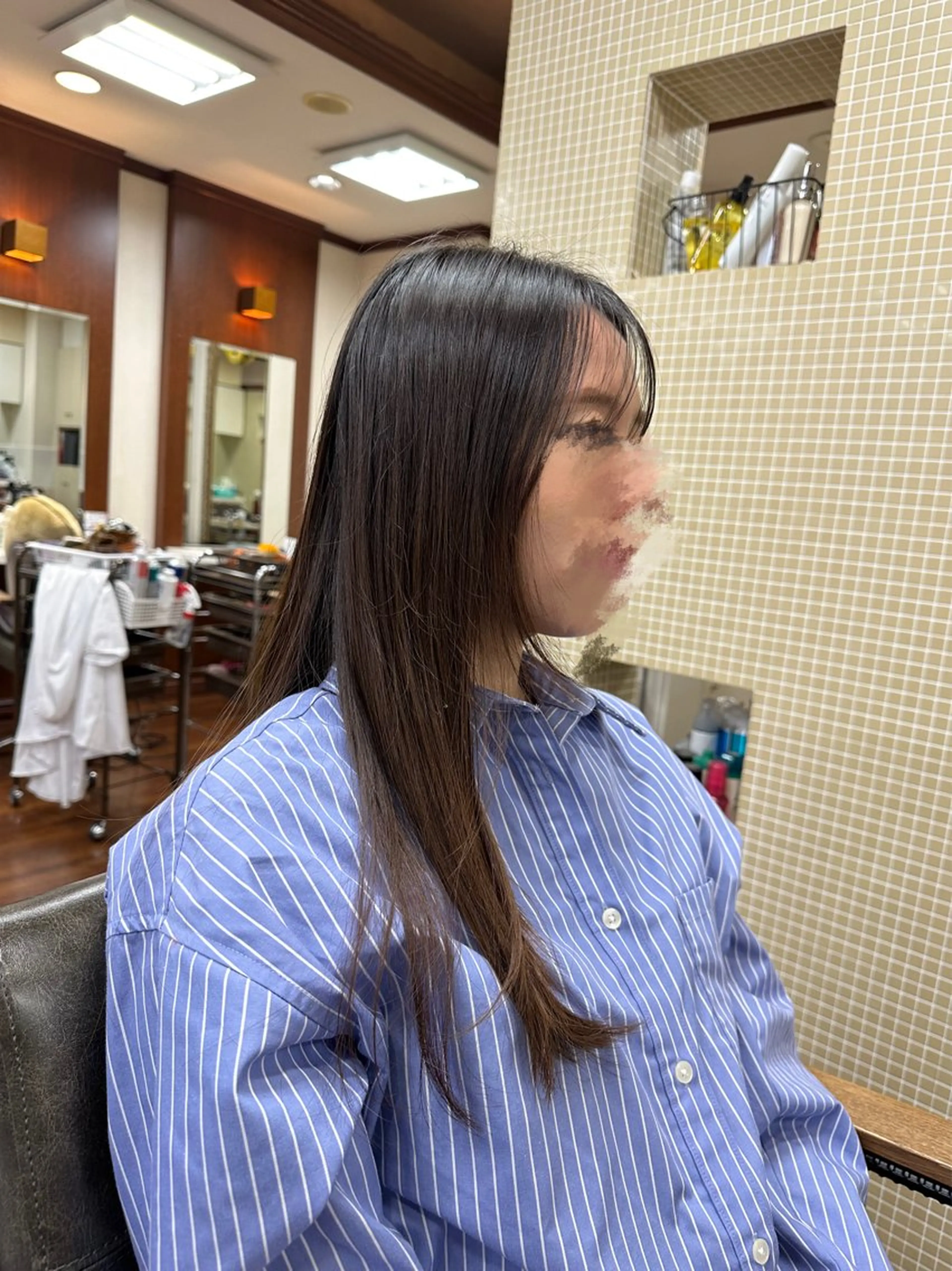 ロング 濱野 黎士のヘアスタイル
