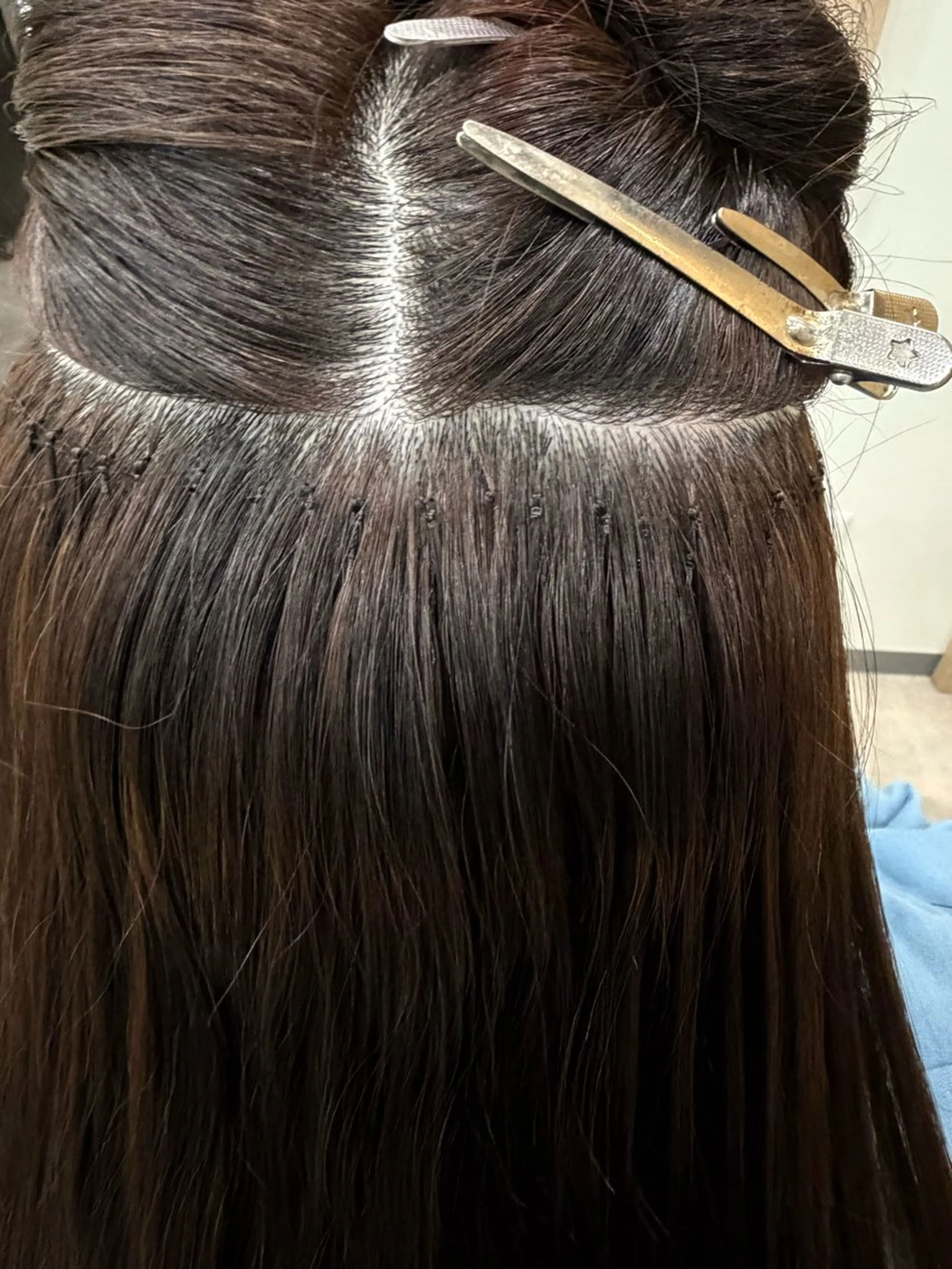 ロング エクステ OLD.L所属・エクステ＆カラー専門 羽エクステ　新大久保のヘアスタイル