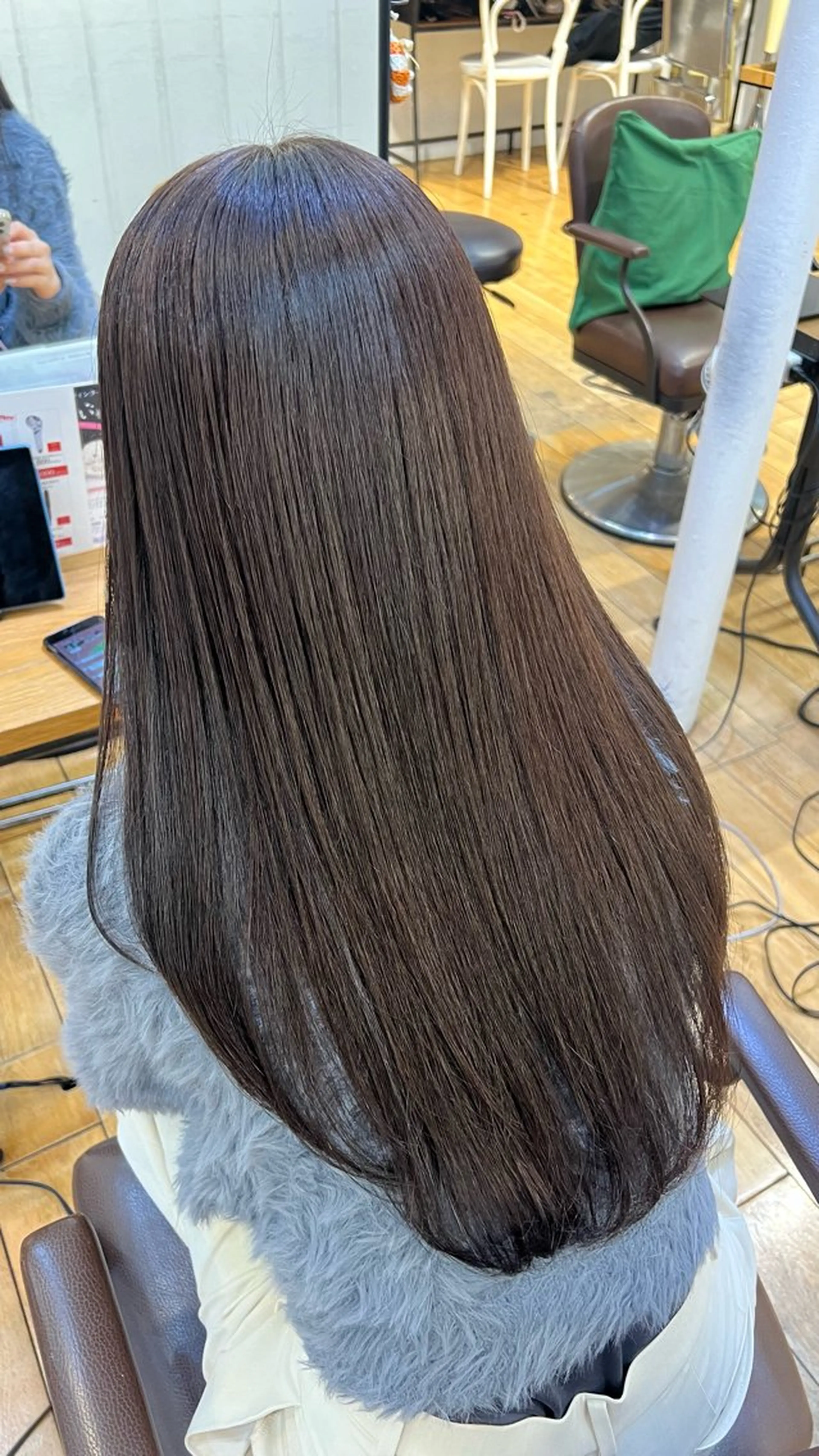 カラー ヘアカラー ミディアムレイヤー/ 艶カラー🎀　emiのヘアスタイル