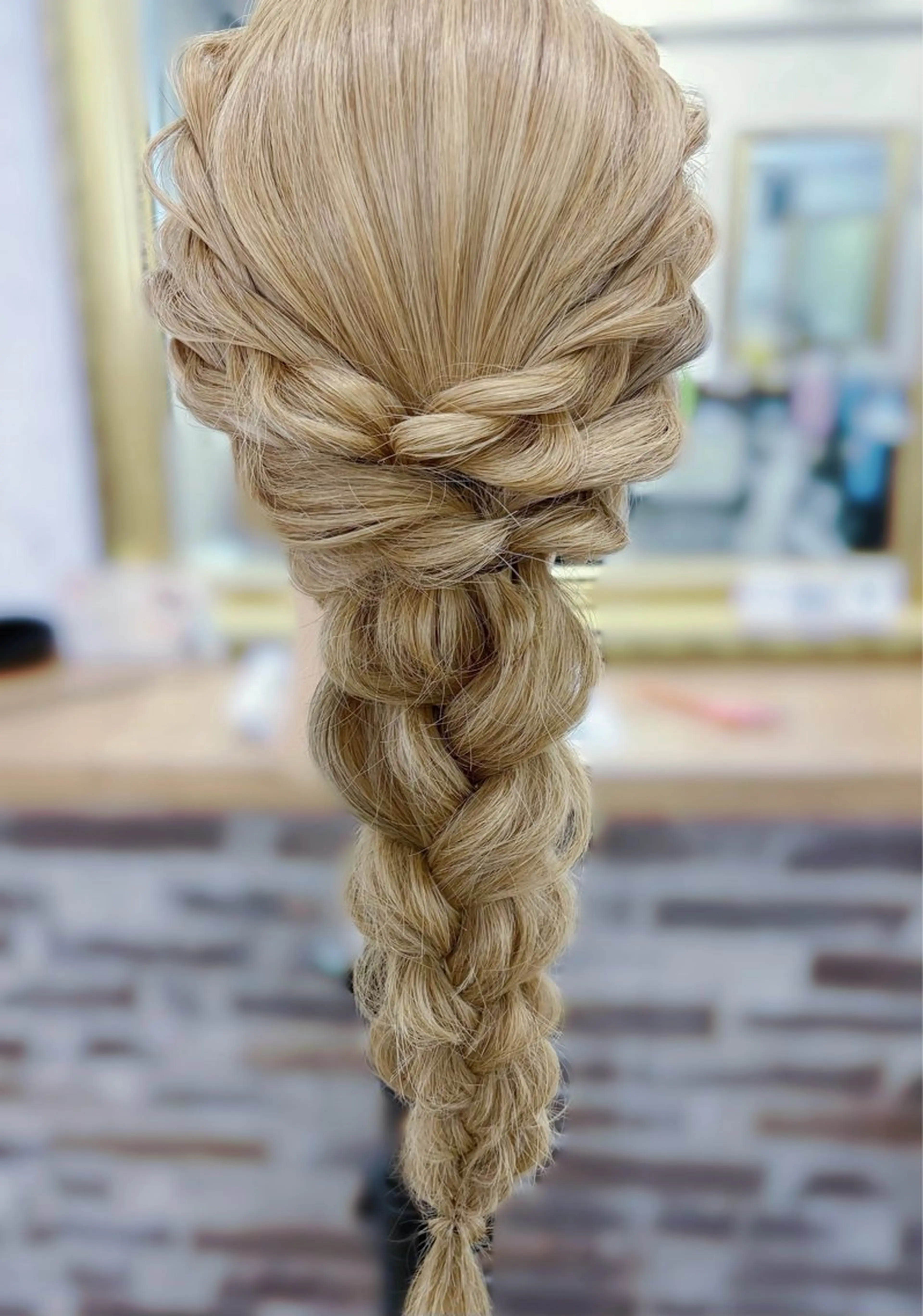 編みおろしの写真