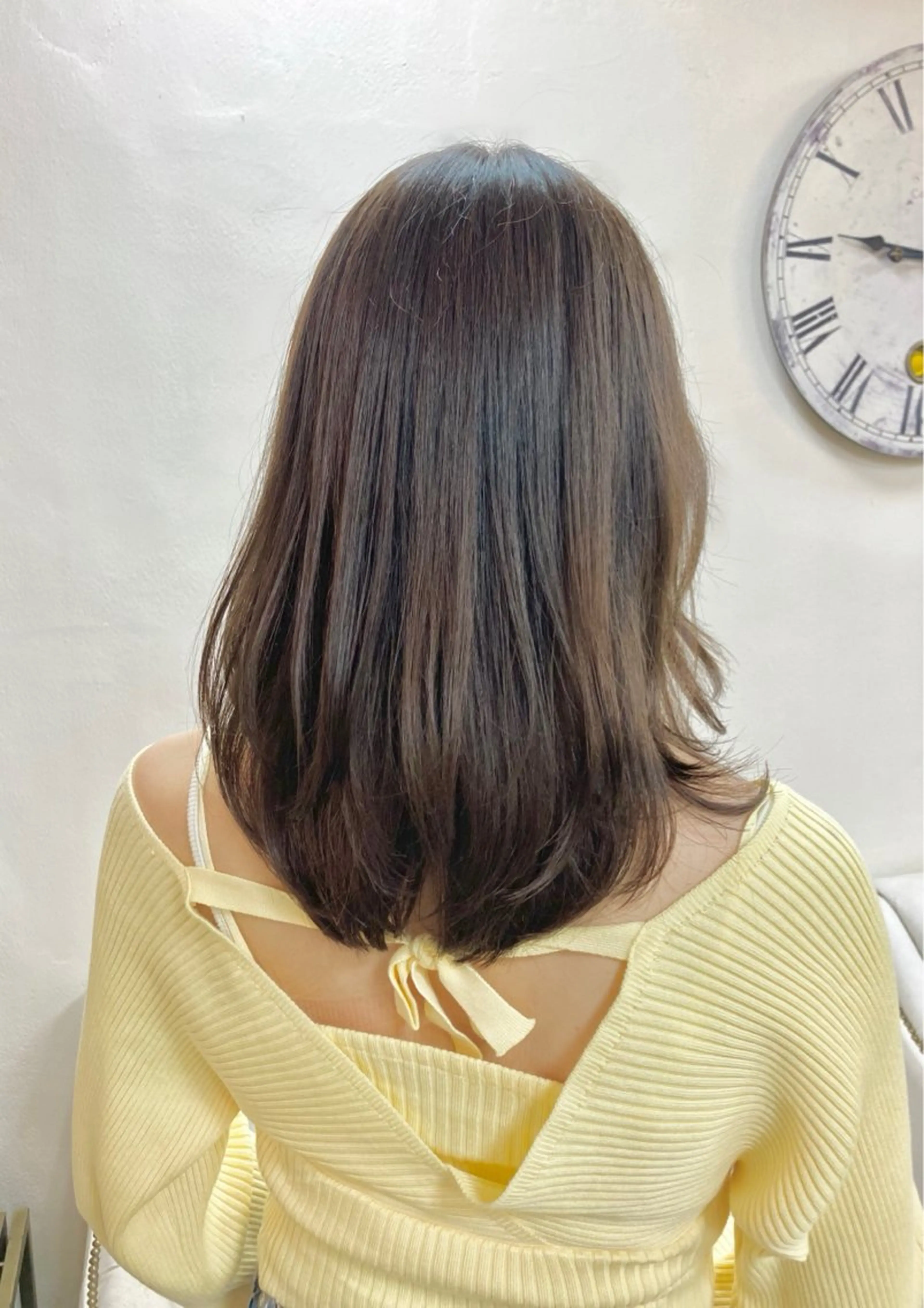 ミディアム 似合わせ×透明感 カラー🤍MAOのヘアスタイル