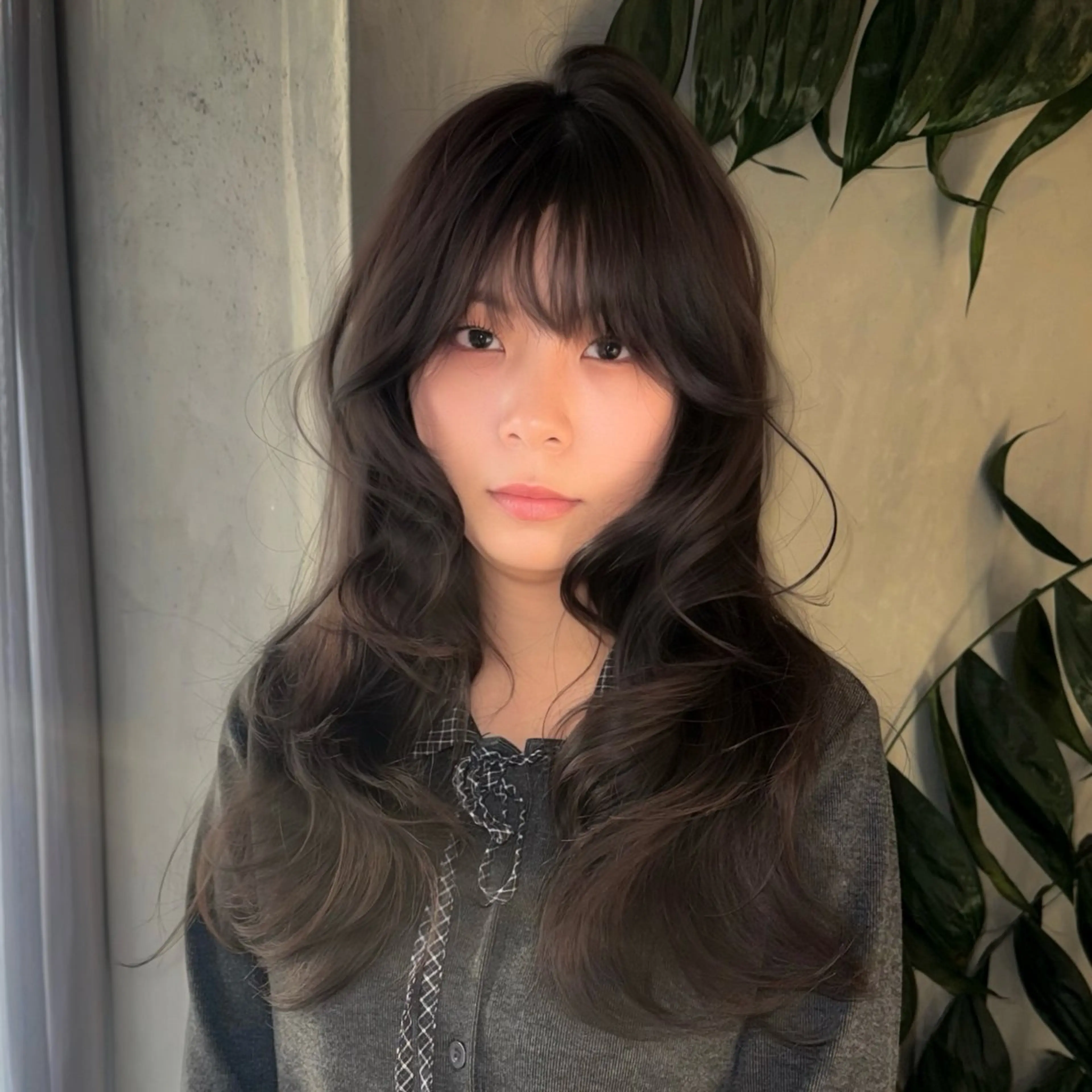 ロング カラー ベージュカラー/長岡 レイヤーカット/コウのヘアスタイル