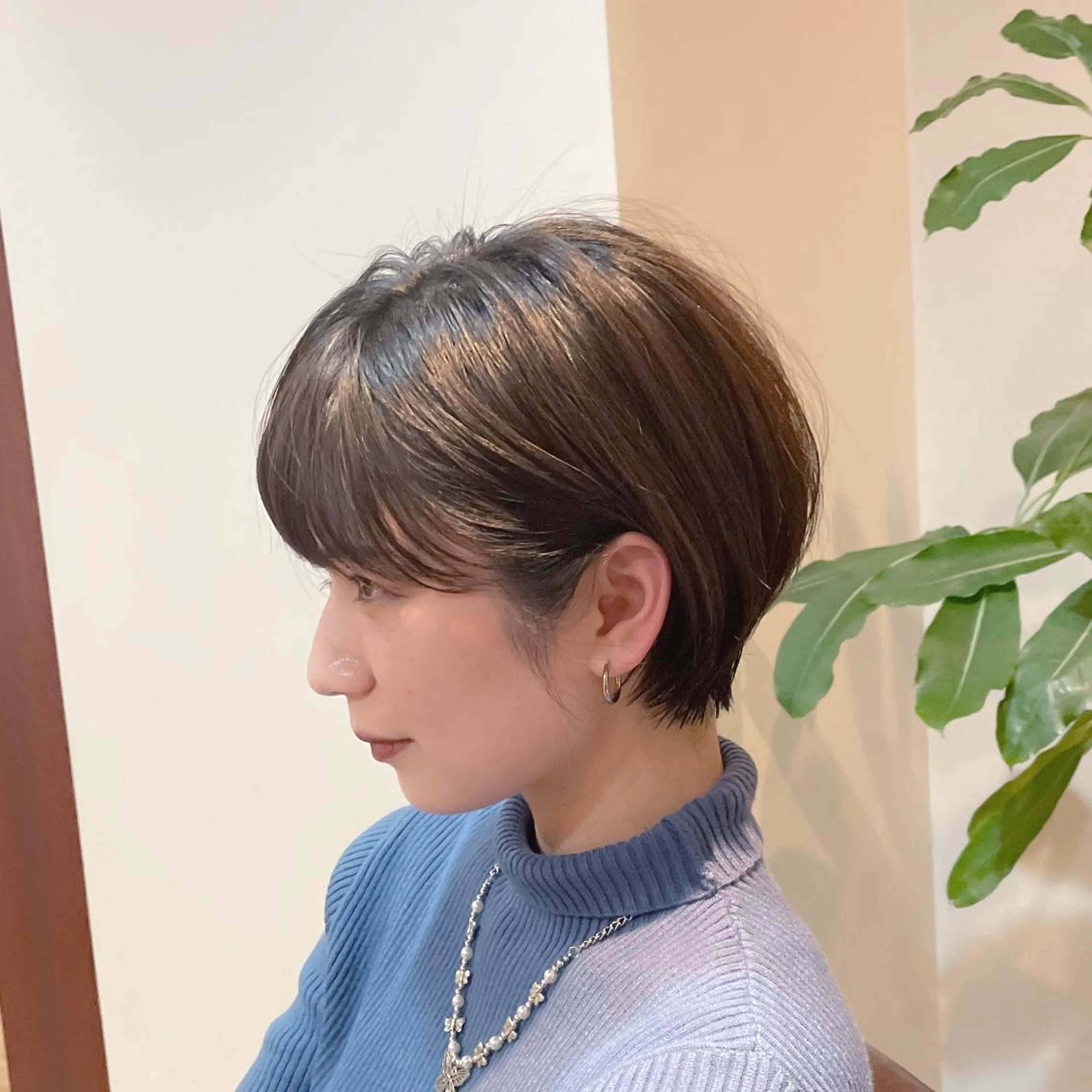 ショート ショートボブ ハンサムショート 丸みショート ボブ くびれヘア 💎桑原勇志/ ショート/ハイトーンのヘアスタイル