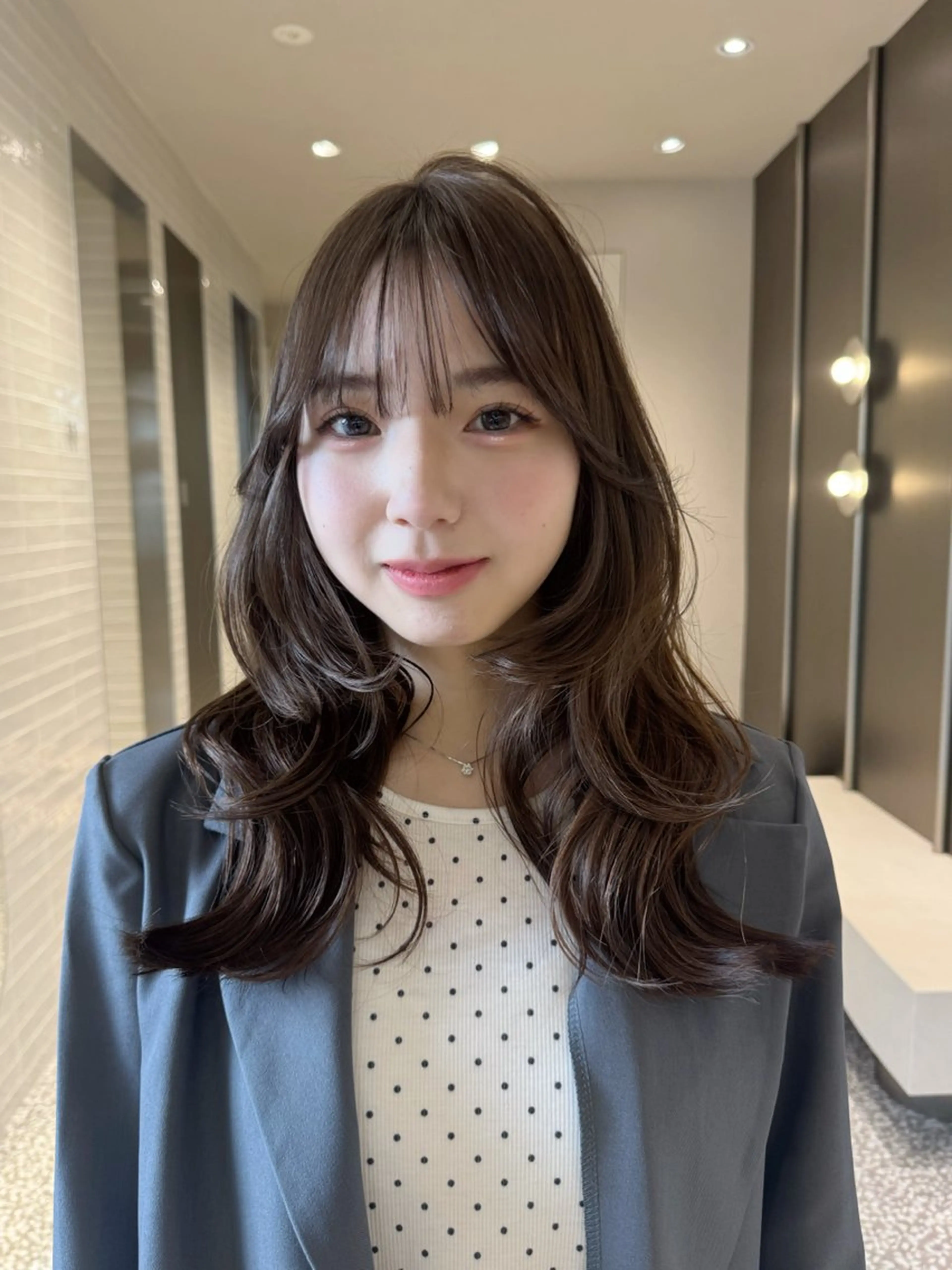 ロング ヘアカラー トリートメント nonel.所属・透明感🍨レイヤー ヘアセット/miyuのヘアスタイル