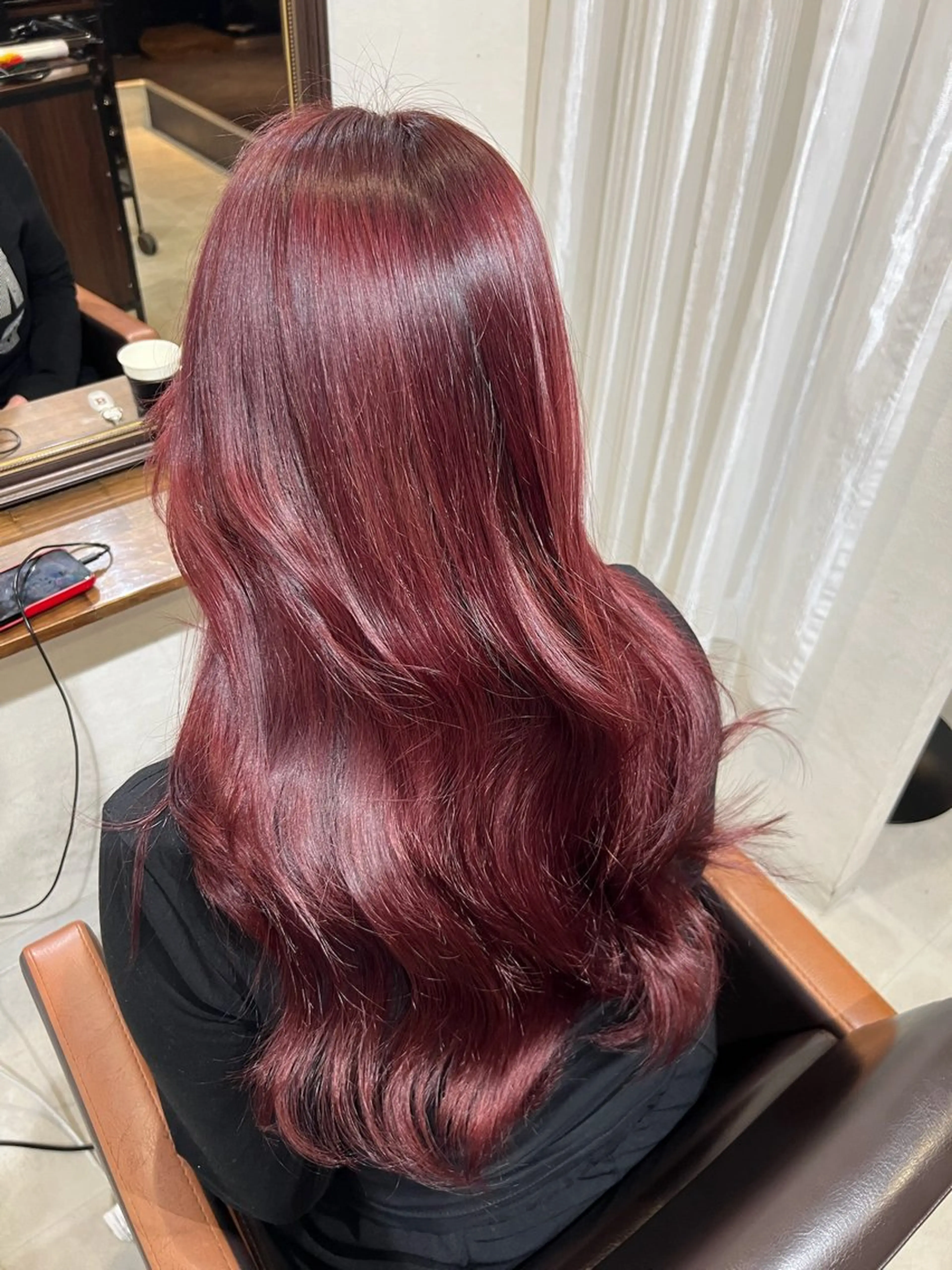 カラー ブリーチ 藤谷 かりんのヘアスタイル