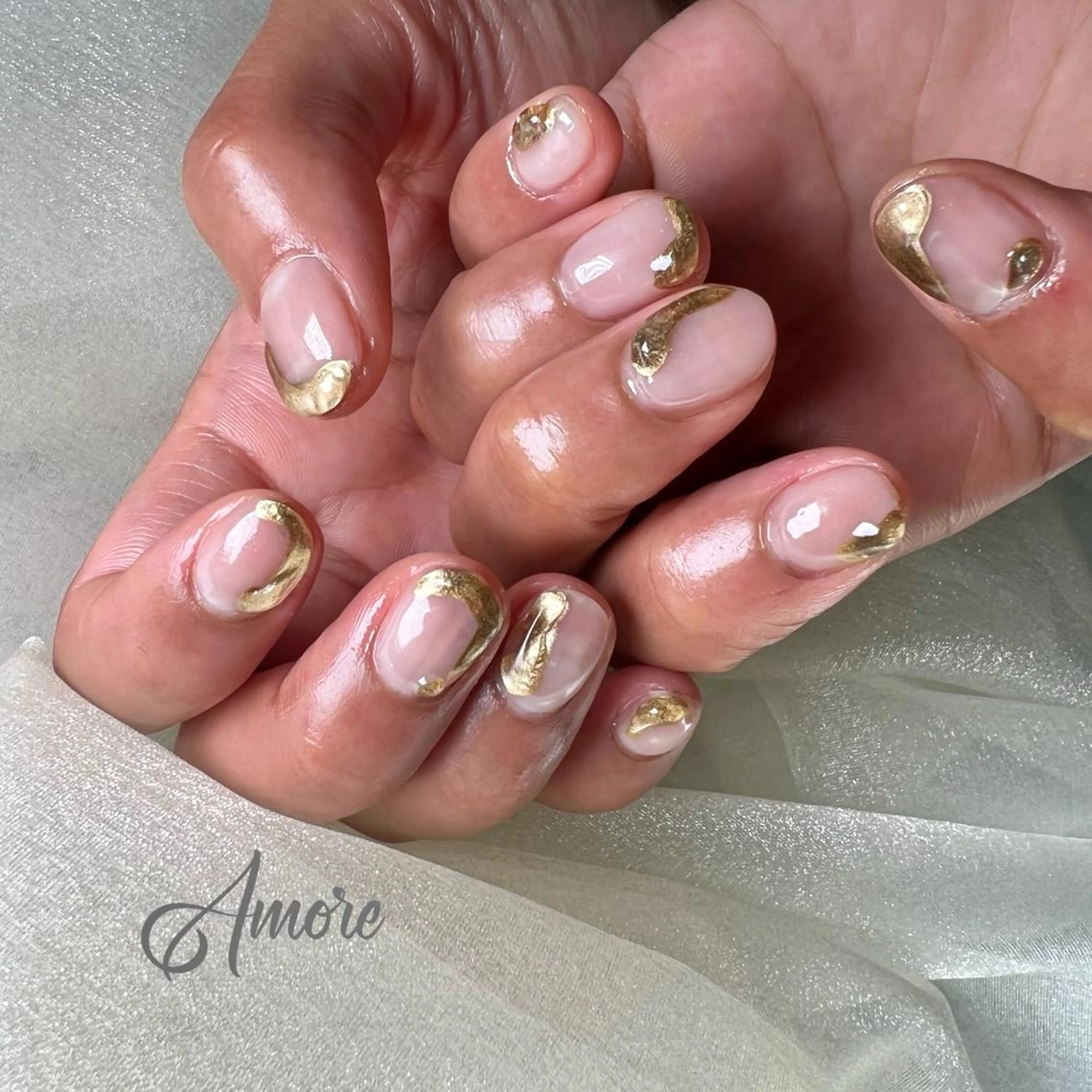 ネイル ジェルネイル 氷ネイル・うるうるネイル マグネットネイル ミラーネイル ニュアンスネイル You kyehwaのネイルデザイン