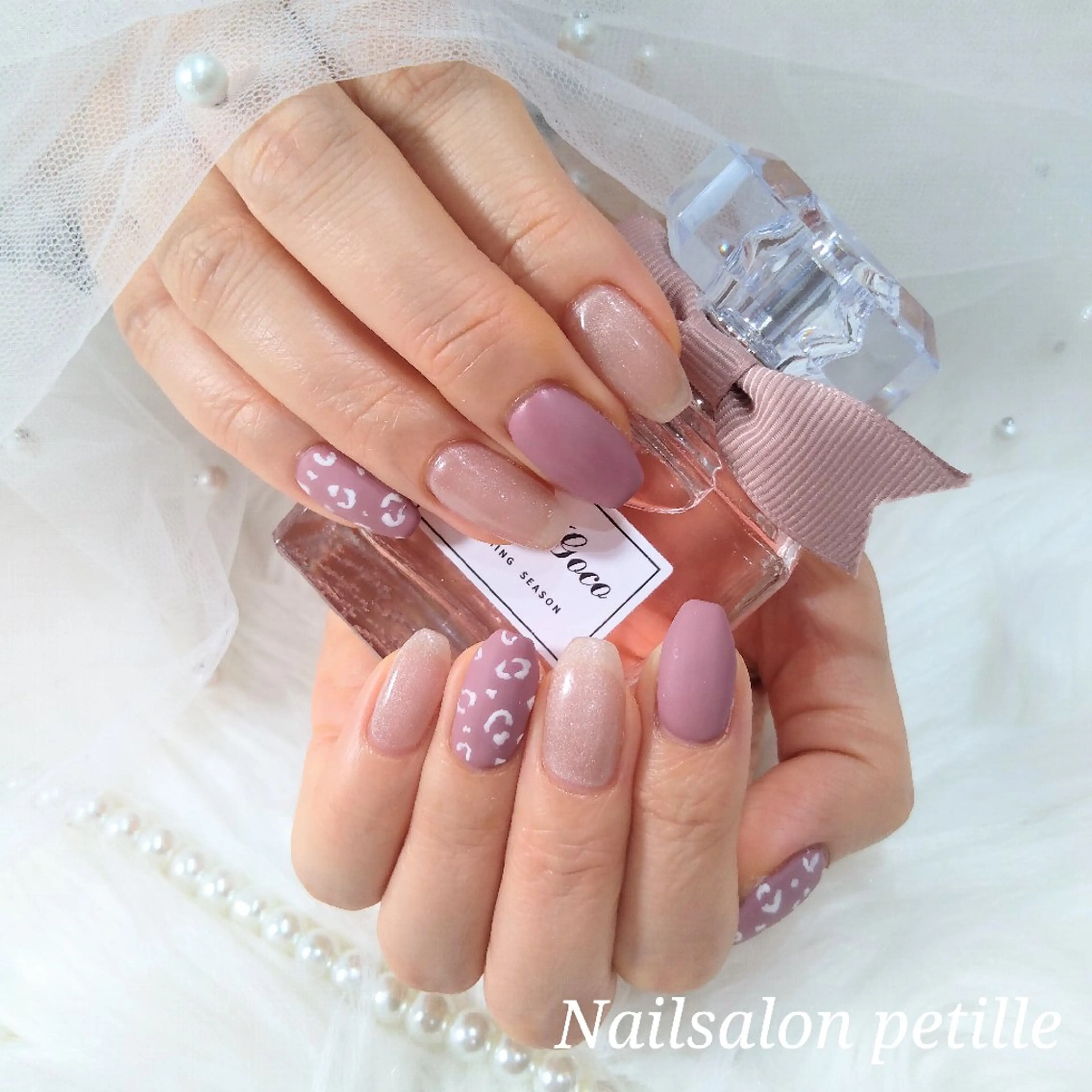 ネイル アニマル柄 ハンドネイル たかなし かなのネイルデザイン