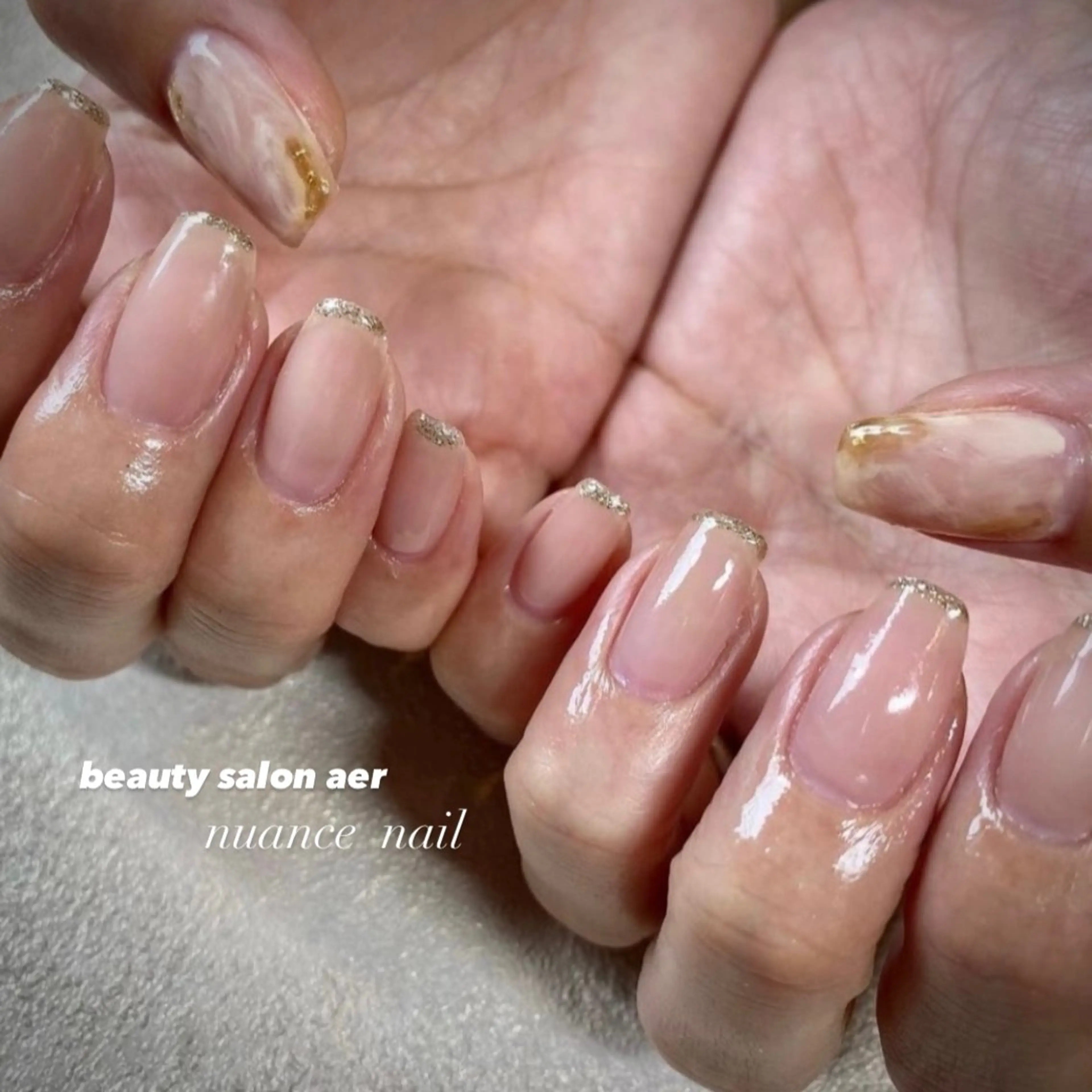 ネイル ニュアンスネイル デコパーツが得意♪ ネイル/眉毛/エステの眉毛・アイブロウイメージ