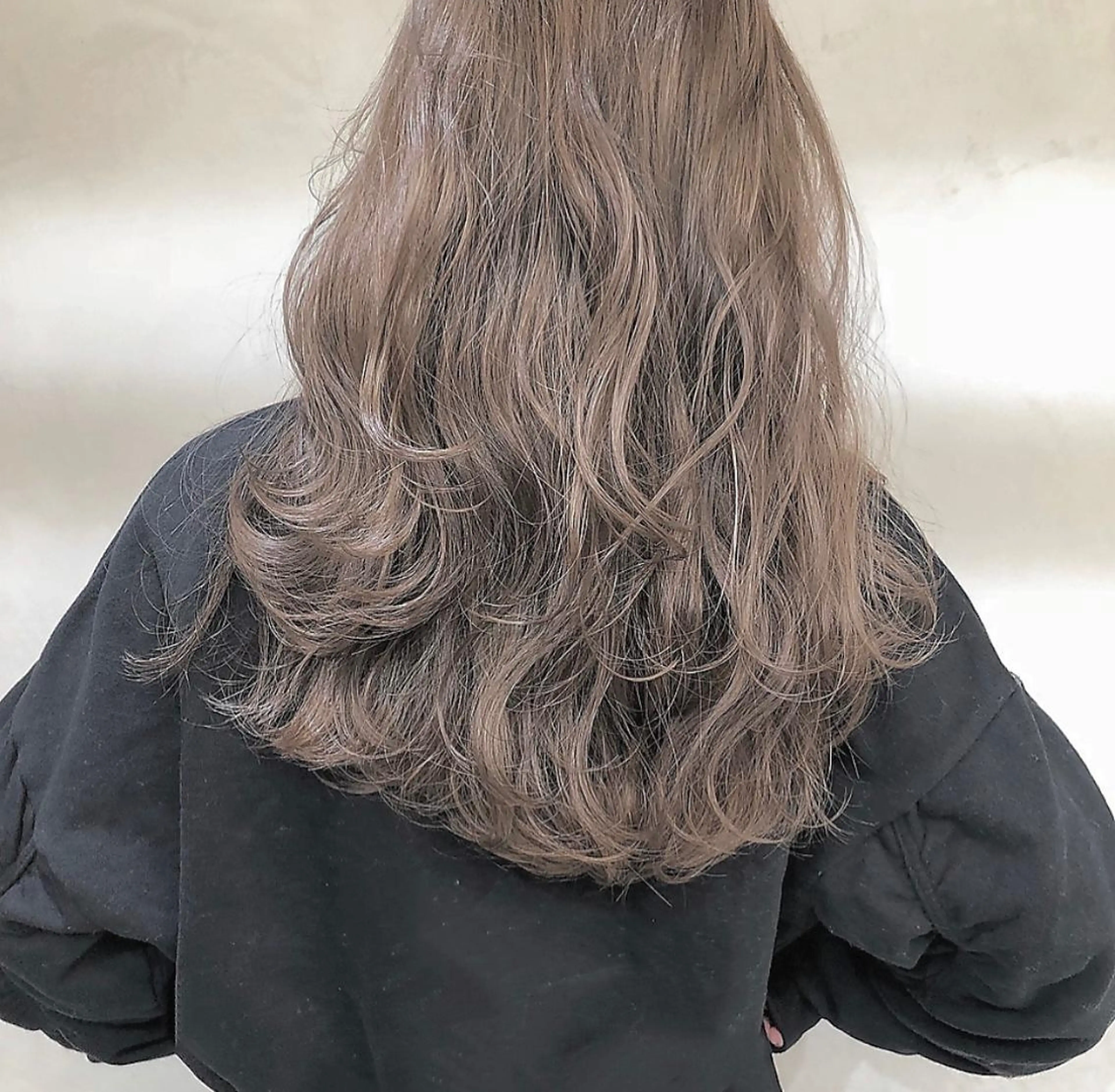 セミロング カラー ヘアアレンジ ブリーチ 縮毛矯正 カット ヘアカラー トリートメント Aloa透明感ヘア ♡kanami♡のヘアスタイル