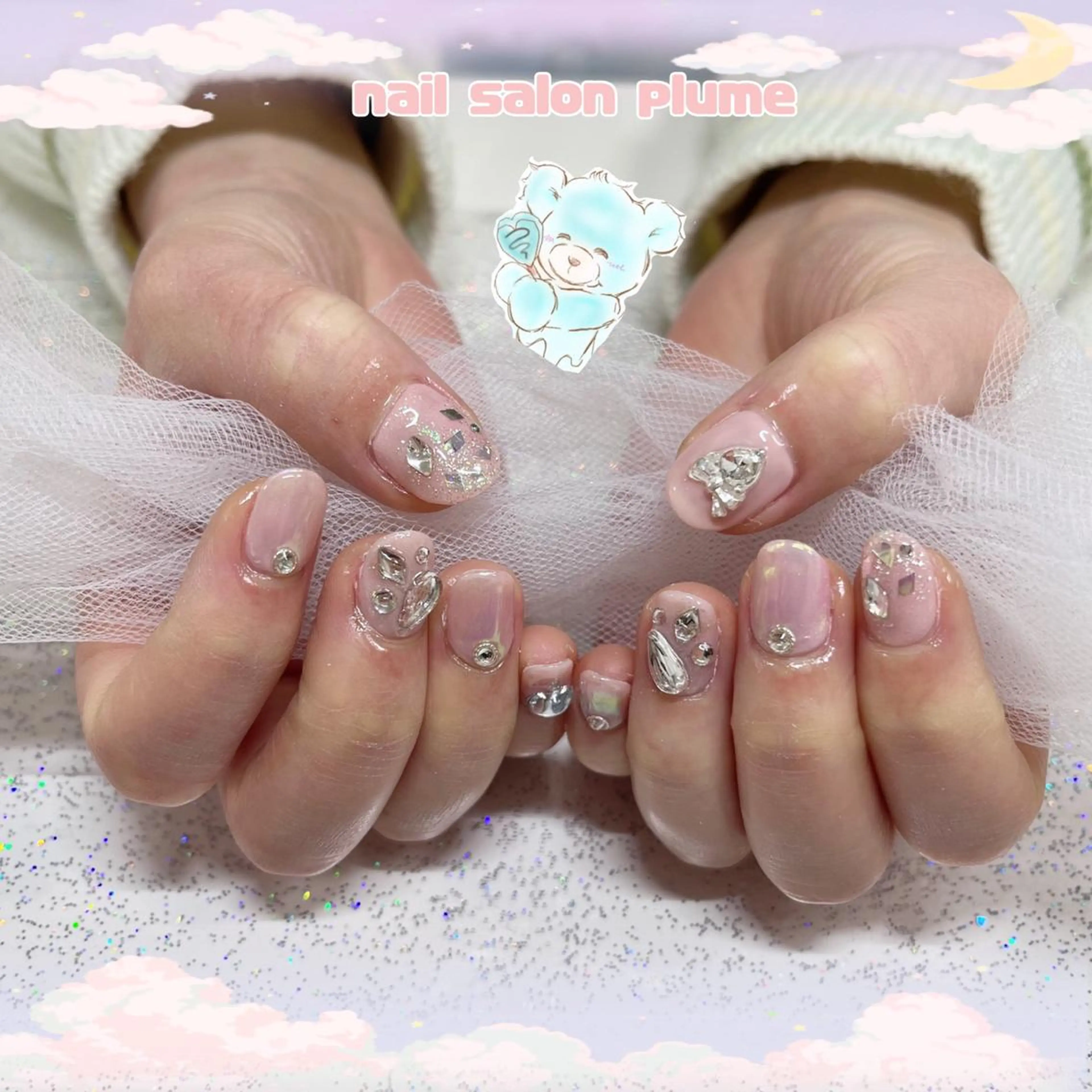 ネイル ハンドネイル plume nail ☆韓国ネイルのネイルデザイン