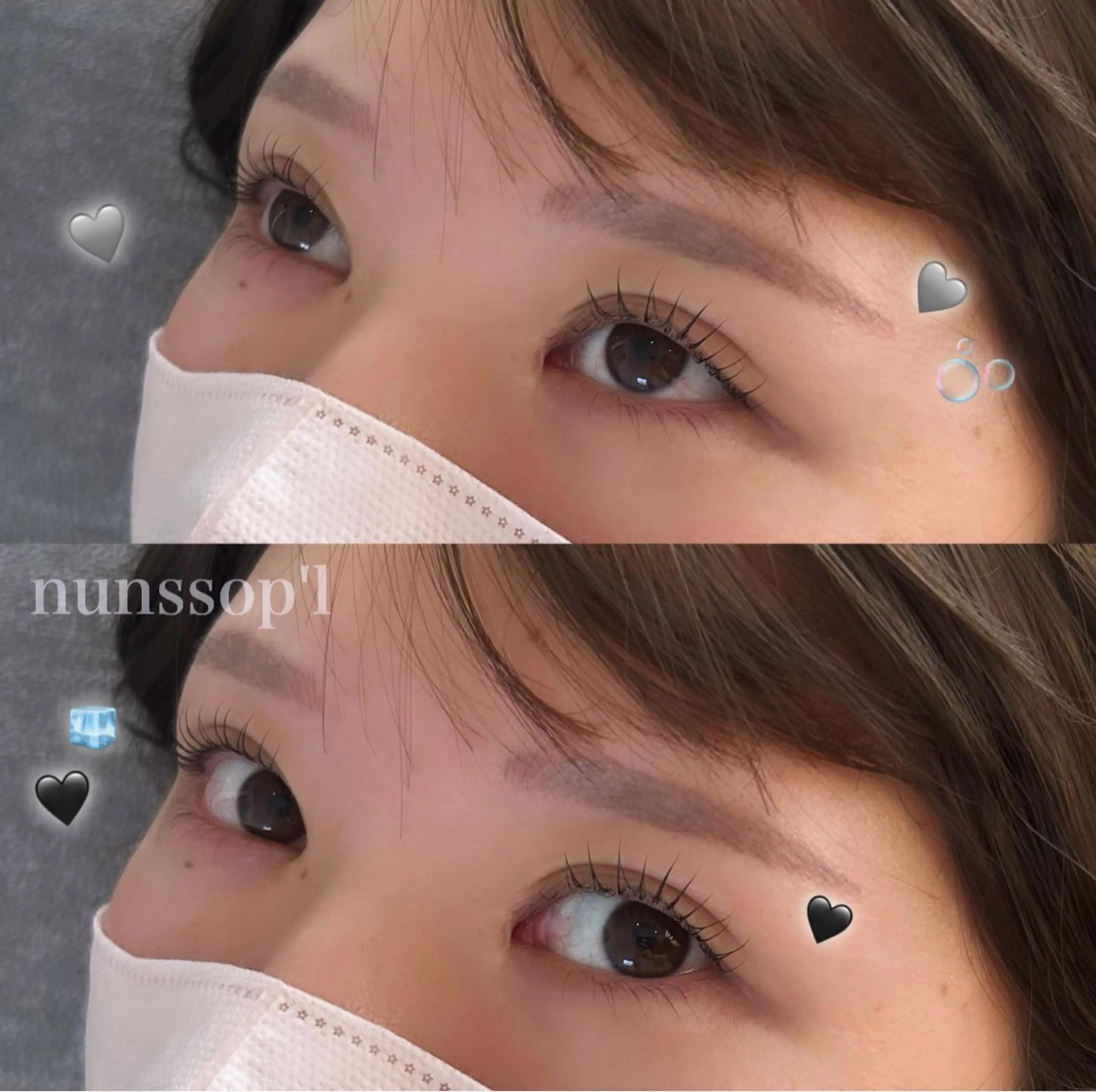 マツエク・マツパ nunssop'l カノ🩶のマツエク・マツパデザイン