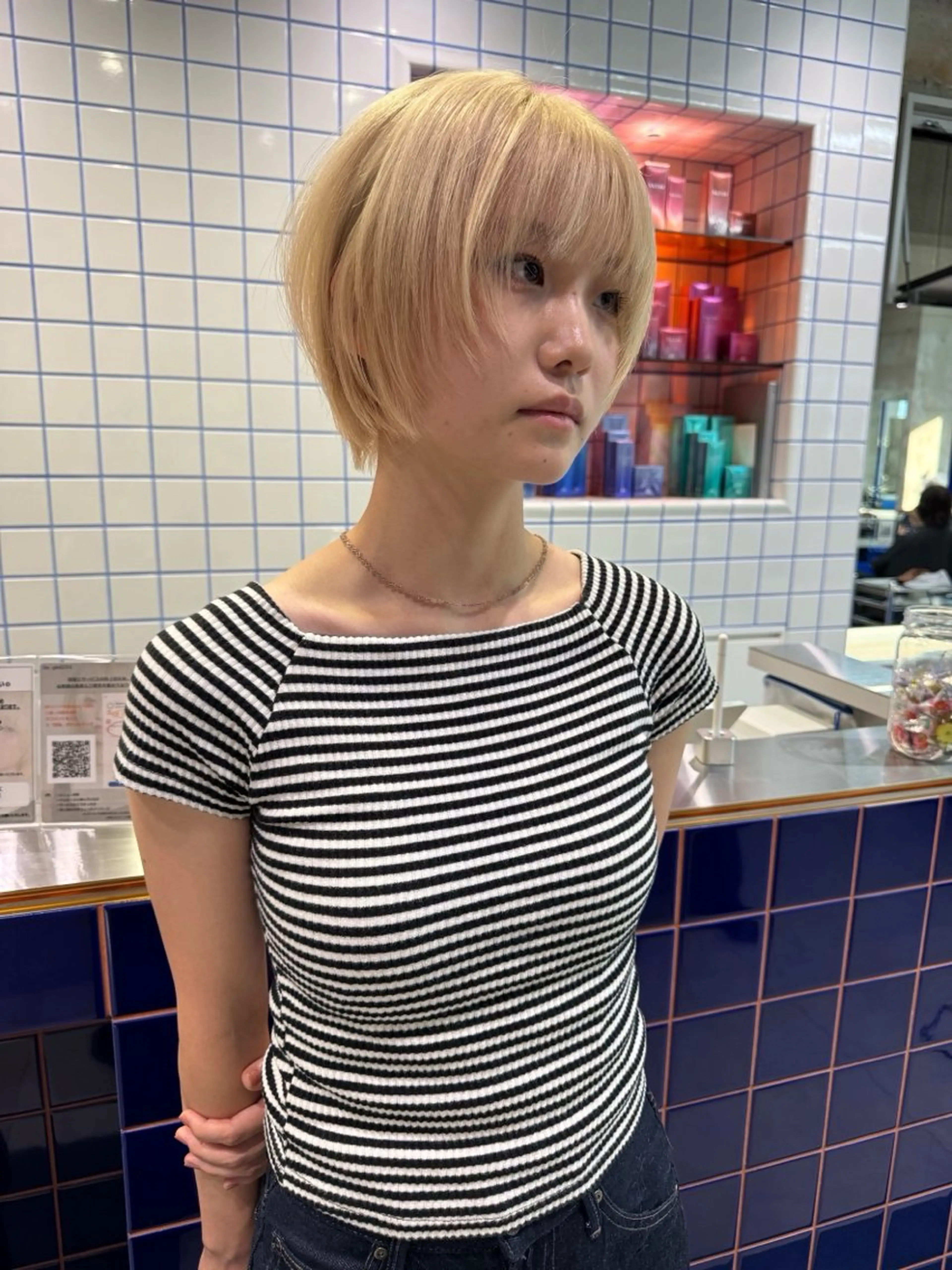 ショート カラー ヘアカラー ブリーチ特化酒井 竜也のヘアスタイル