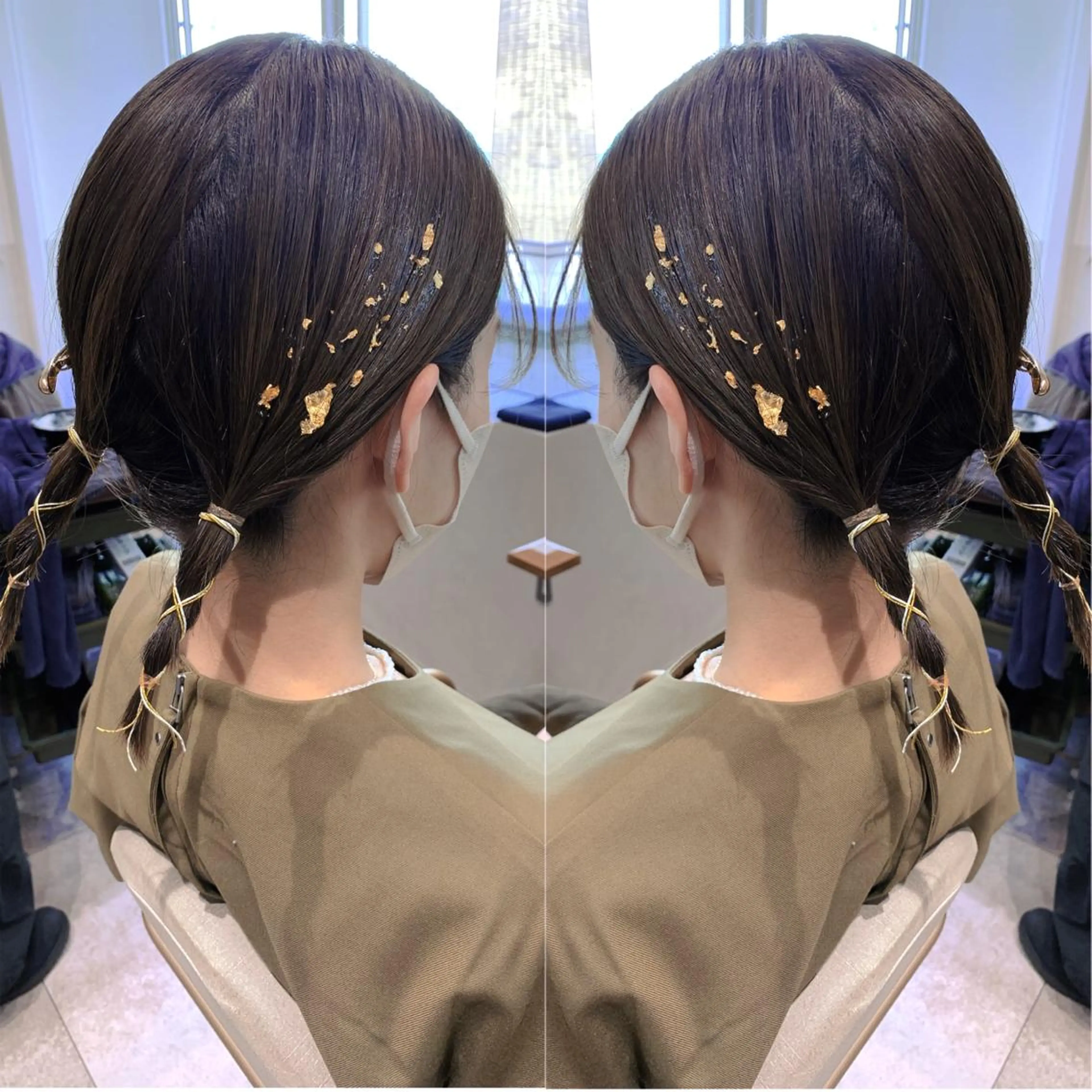 ショート ヘアアレンジ ヘアセット 韓国hair🦋 Nanaのヘアスタイル