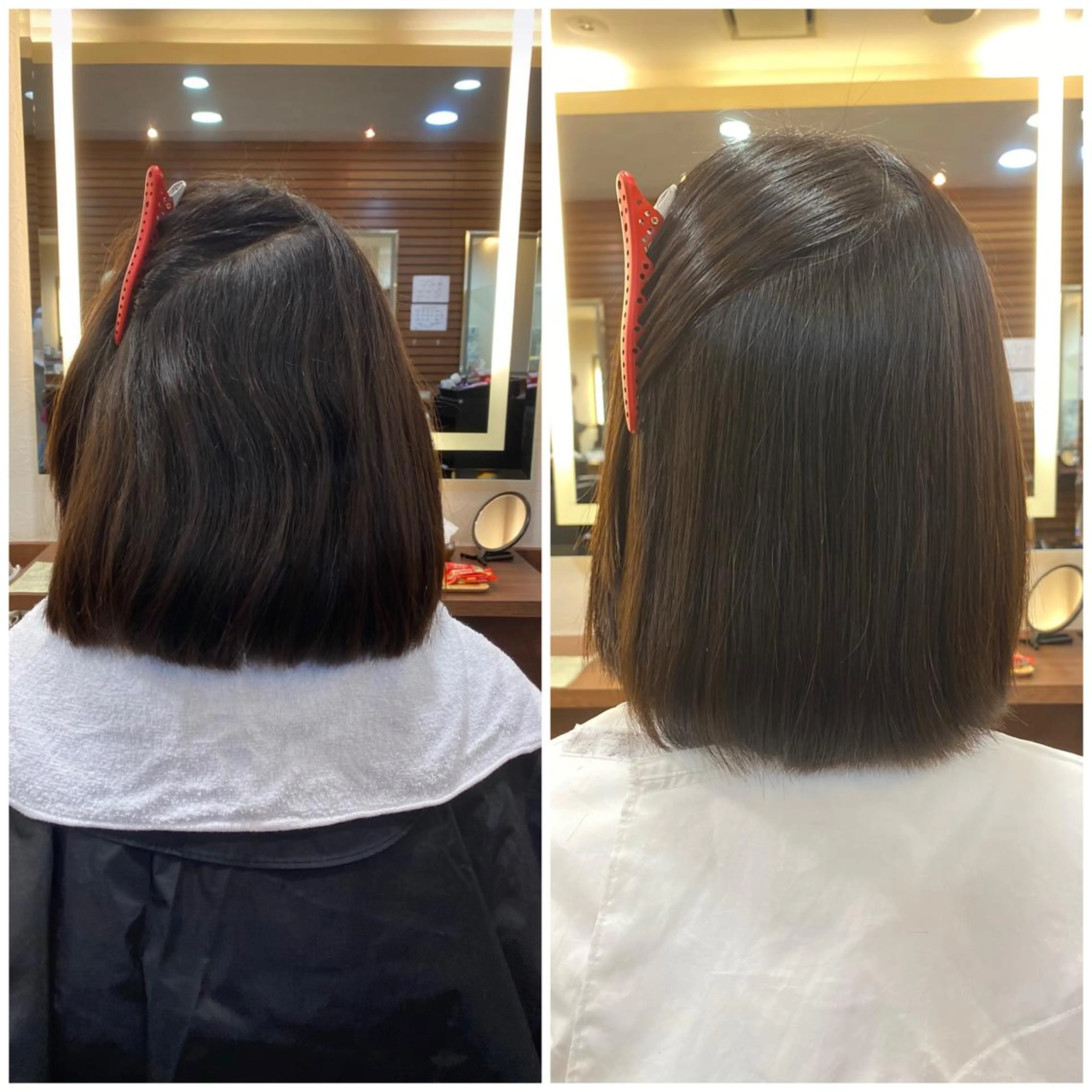 ミディアム 縮毛矯正 トリートメント ヘッドスパ ヘアセット 韓国レイヤー/ 顔周り💕田中将吾のヘアスタイル