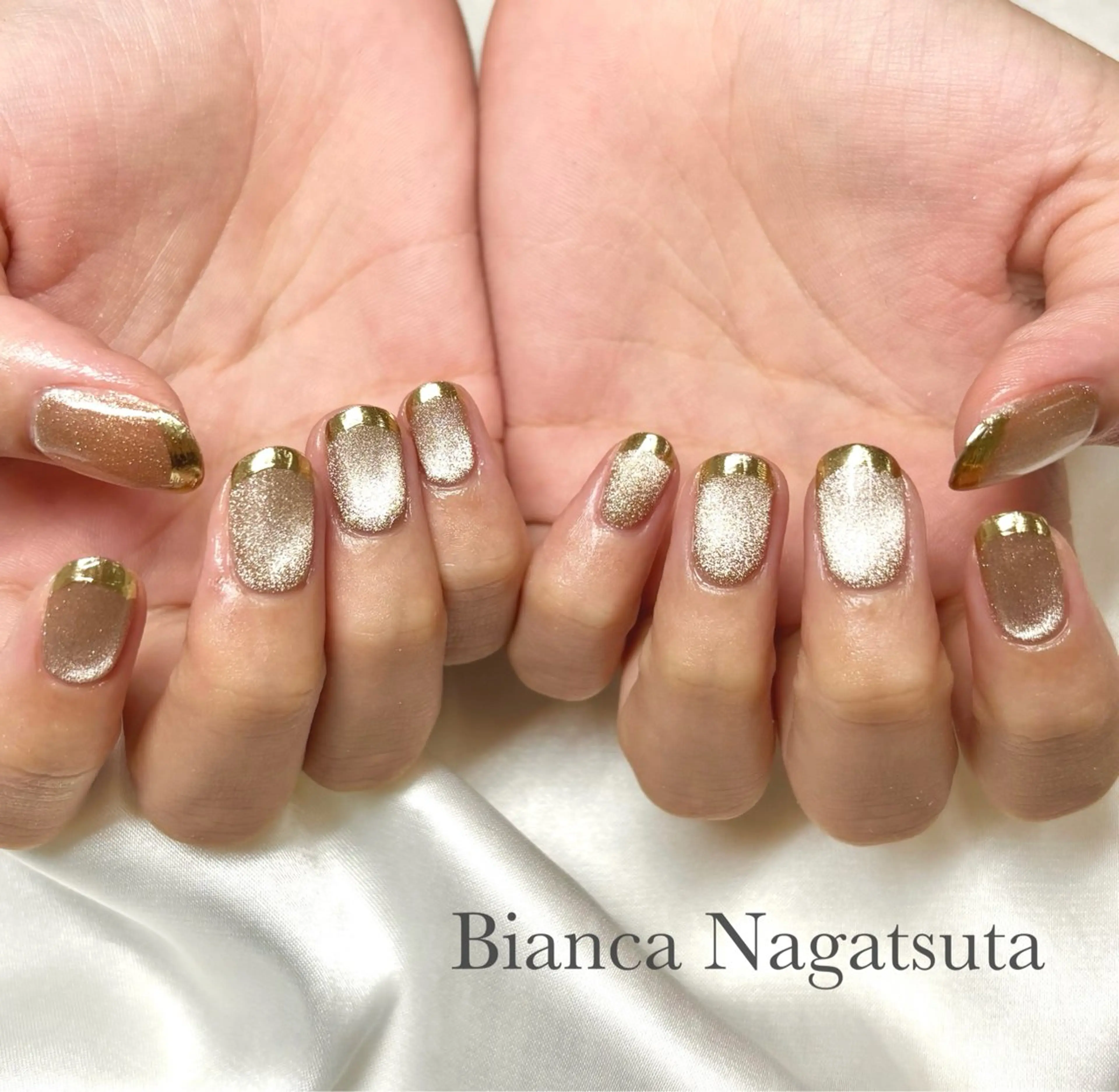 ネイル ハンドネイル Bianca 長津田 松原・*°☆のネイルデザイン