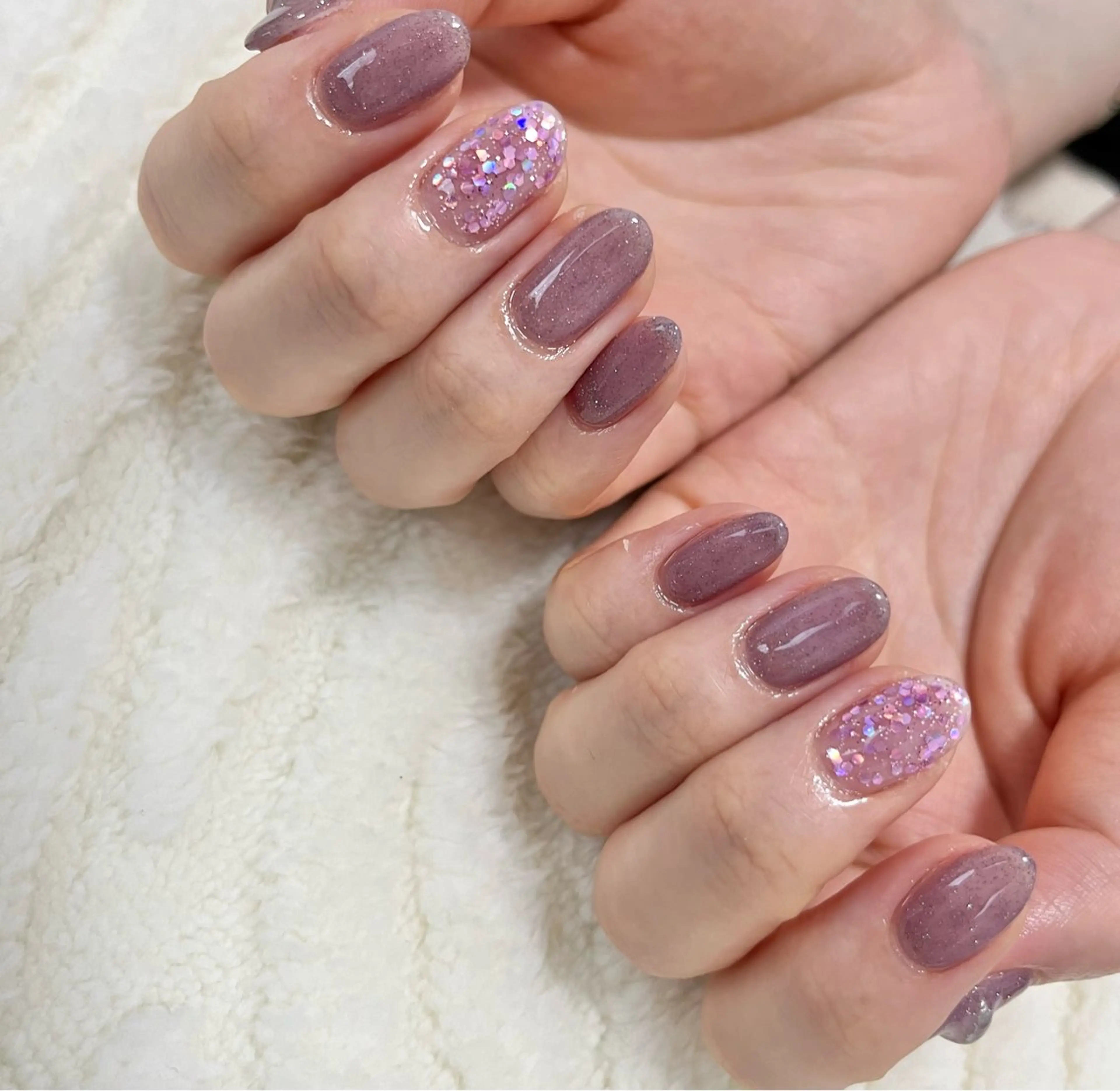 ネイル フラッシュネイル シンプルネイル ハンドネイル わたなべ さやかのネイルデザイン