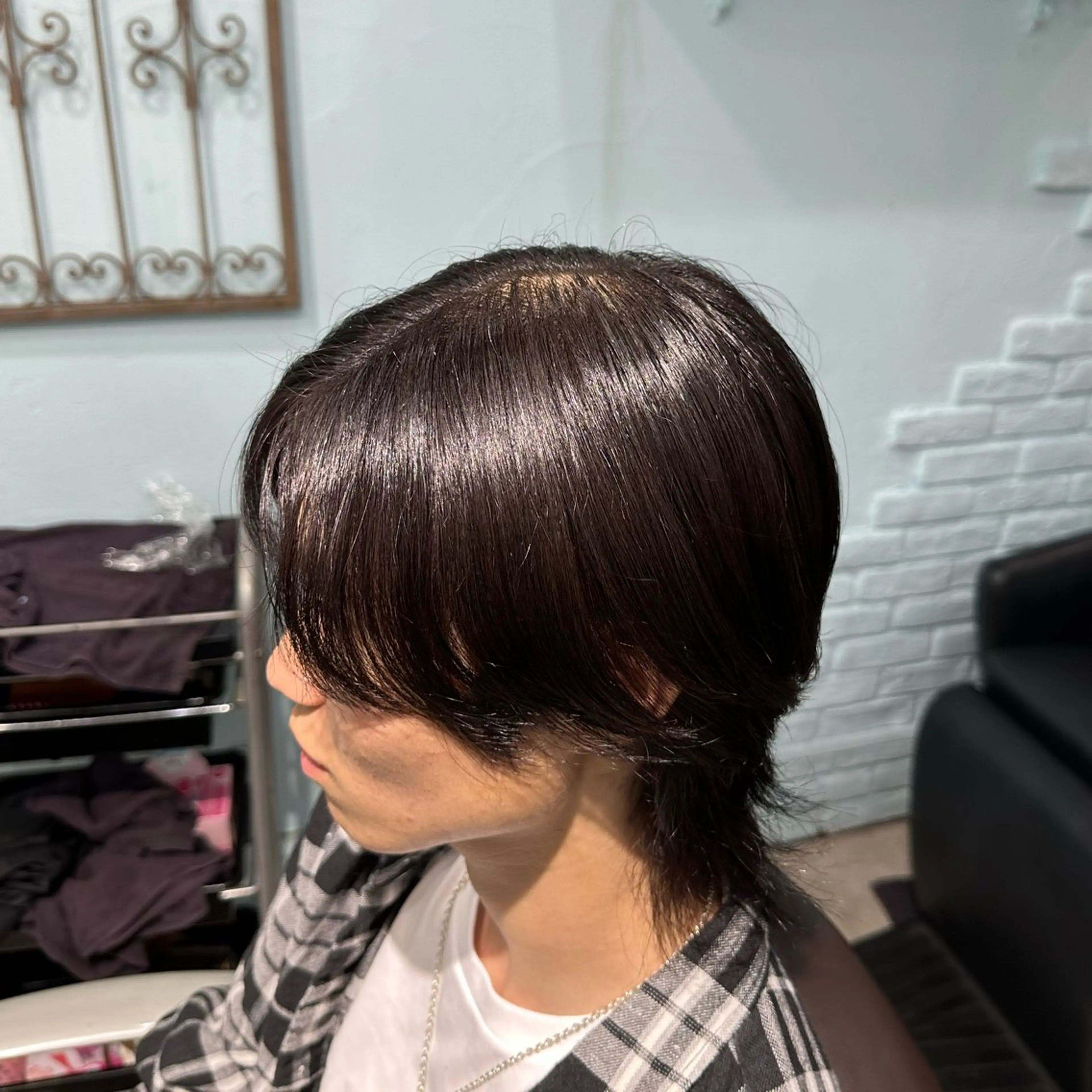 ショート カラー メンズ メンズ韓国風 韓国風ヘア ヘアカラー 透明感カラー/外苑前 /MIRAI🇰🇷のヘアスタイル