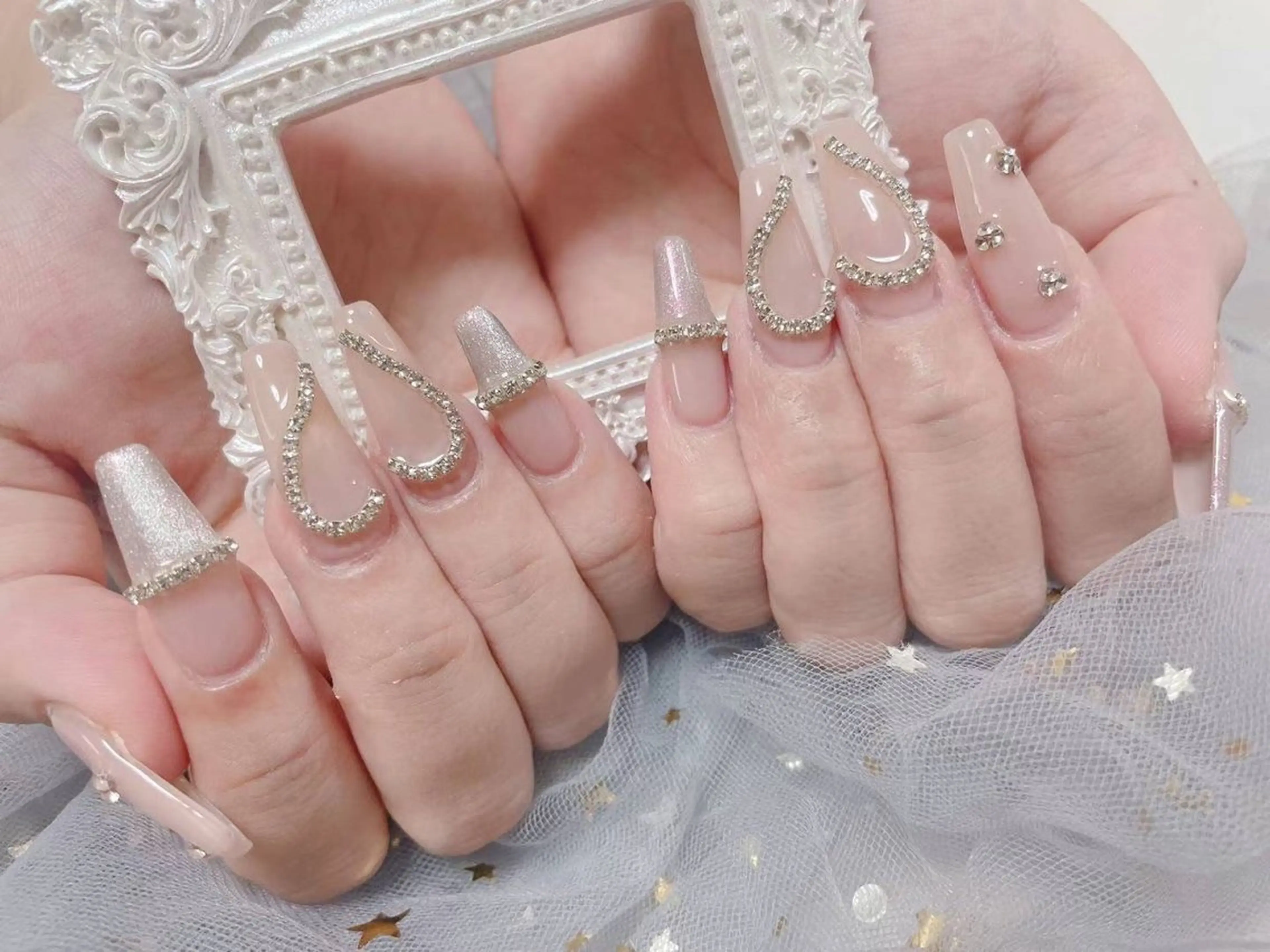 ネイル 持ち込み ワンホンネイル 🎀ネイルサロン エクラYUI🎀のネイルデザイン