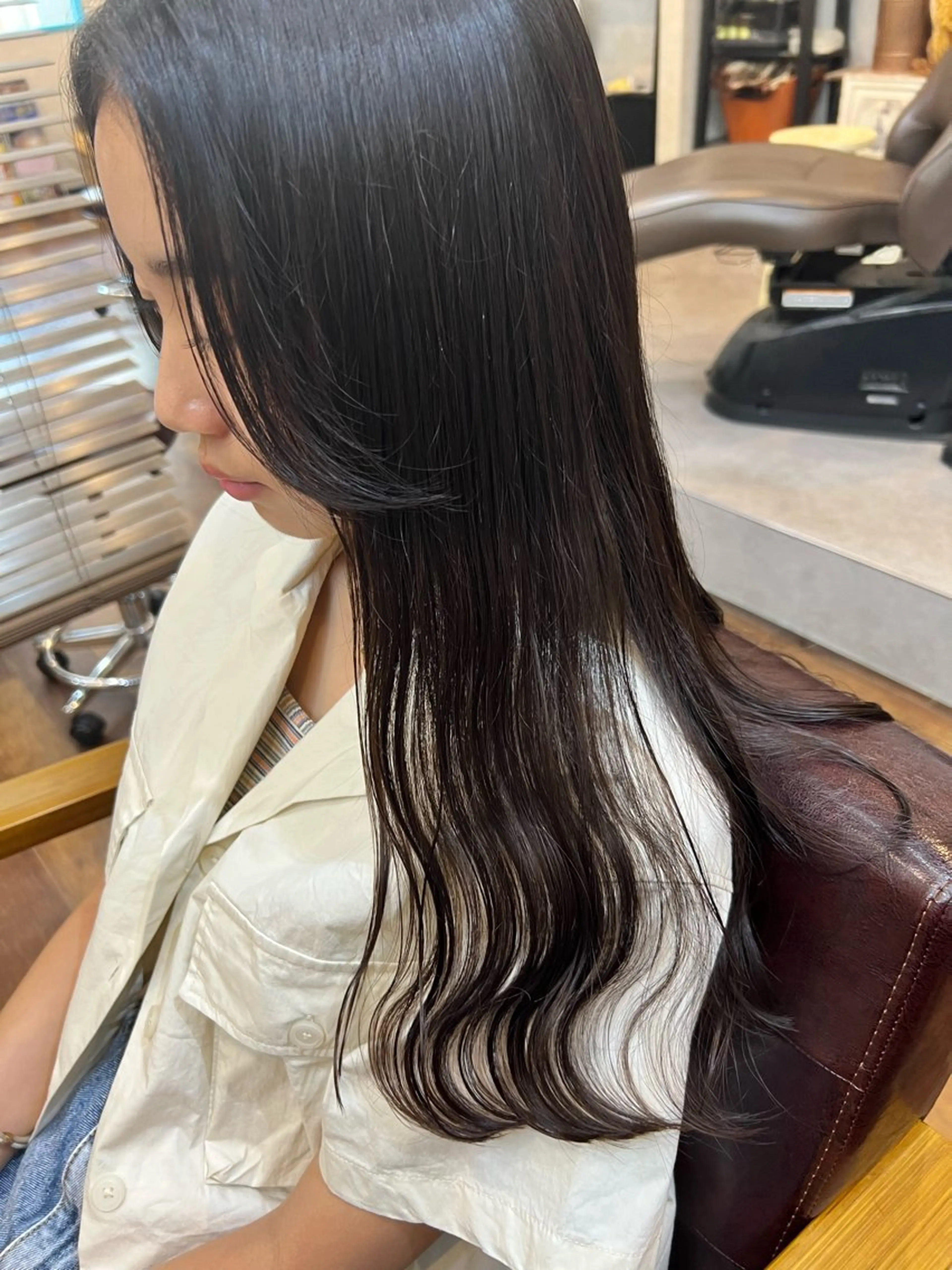 ロング 齊藤 萌香のヘアスタイル