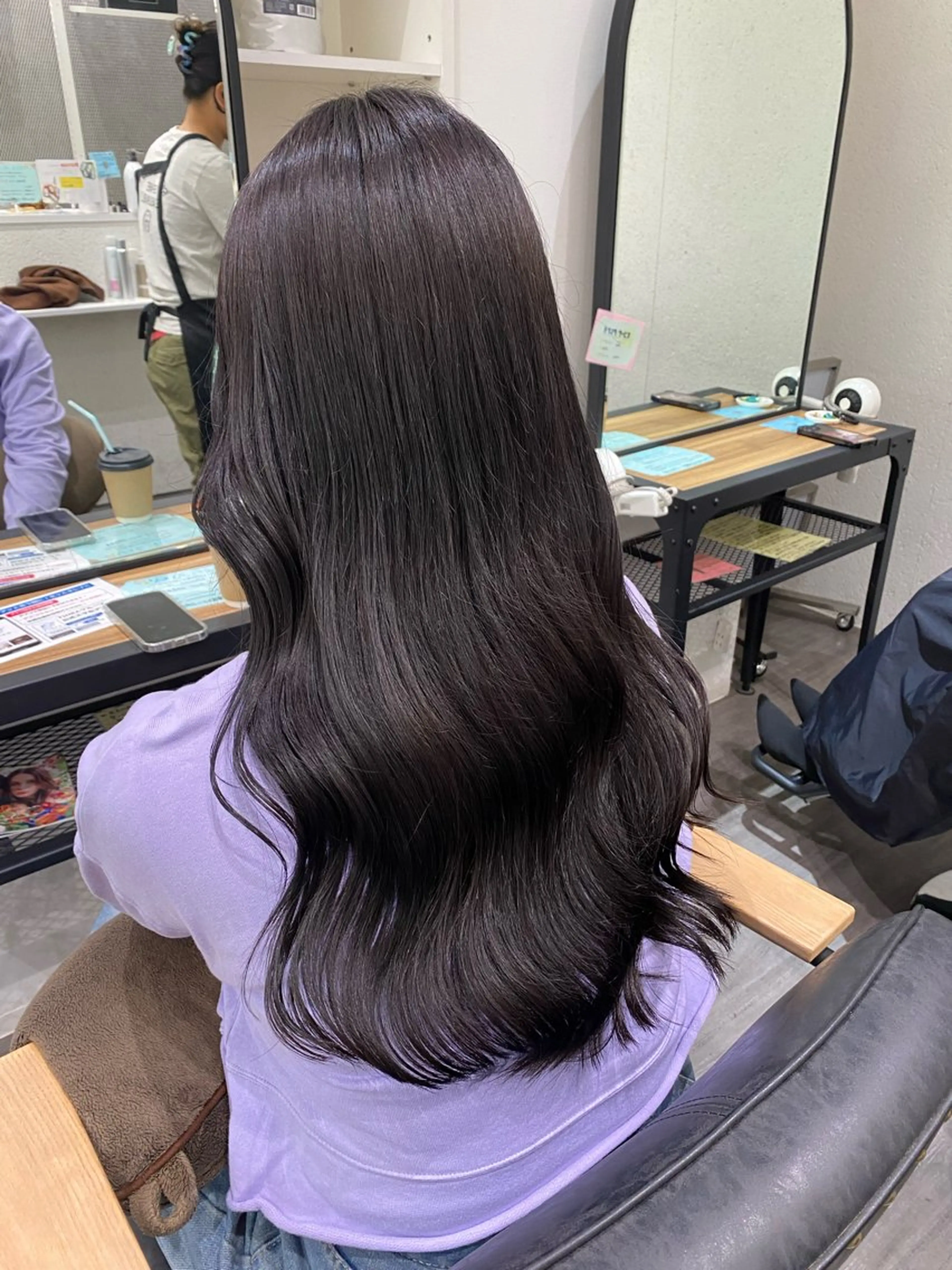 ロング パープルカラー cocotte🦋 miyuのヘアスタイル